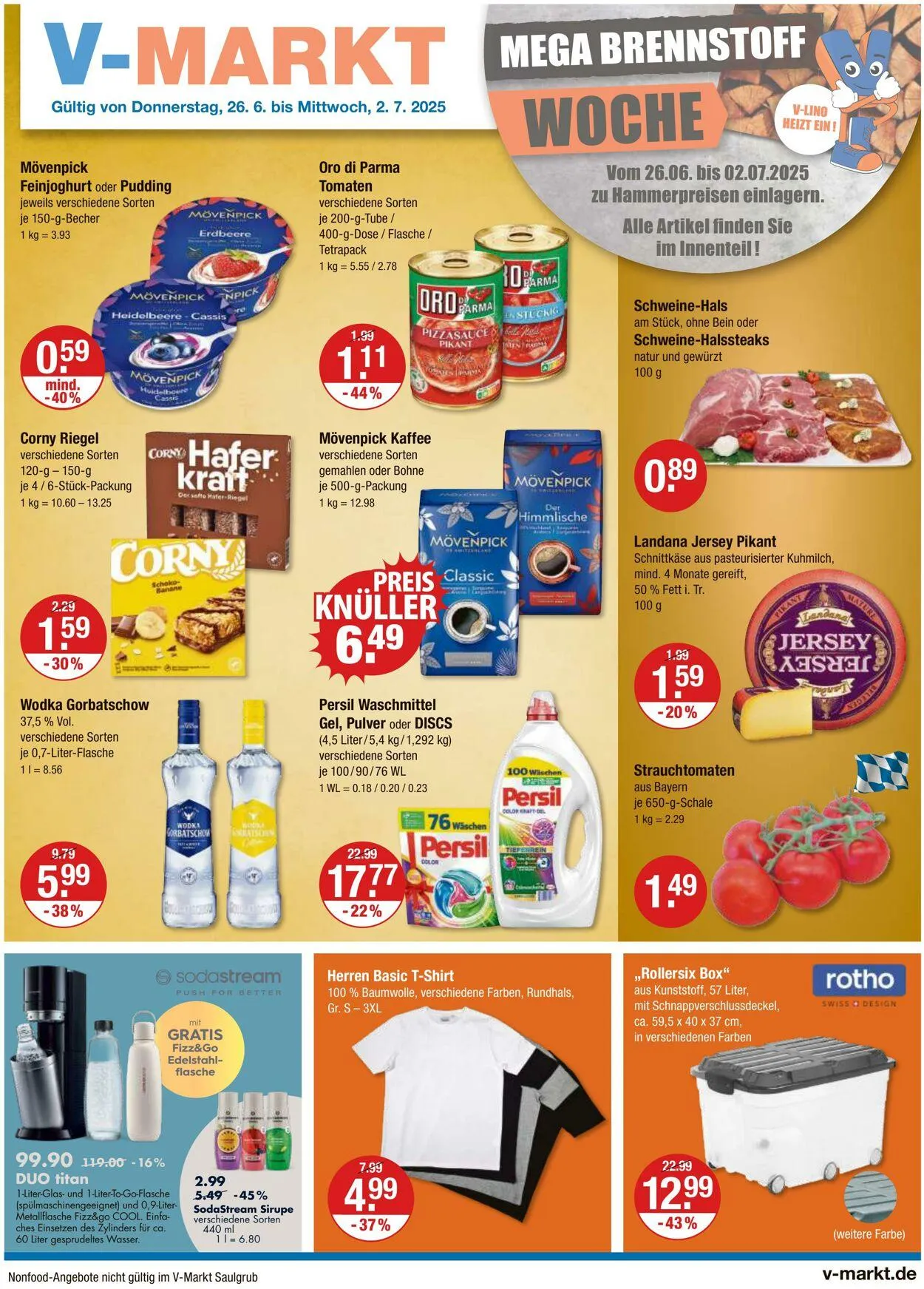 V-Markt Aktueller Prospekt von 26. Juni bis 2. Juli 2025 - Prospekt seite 1