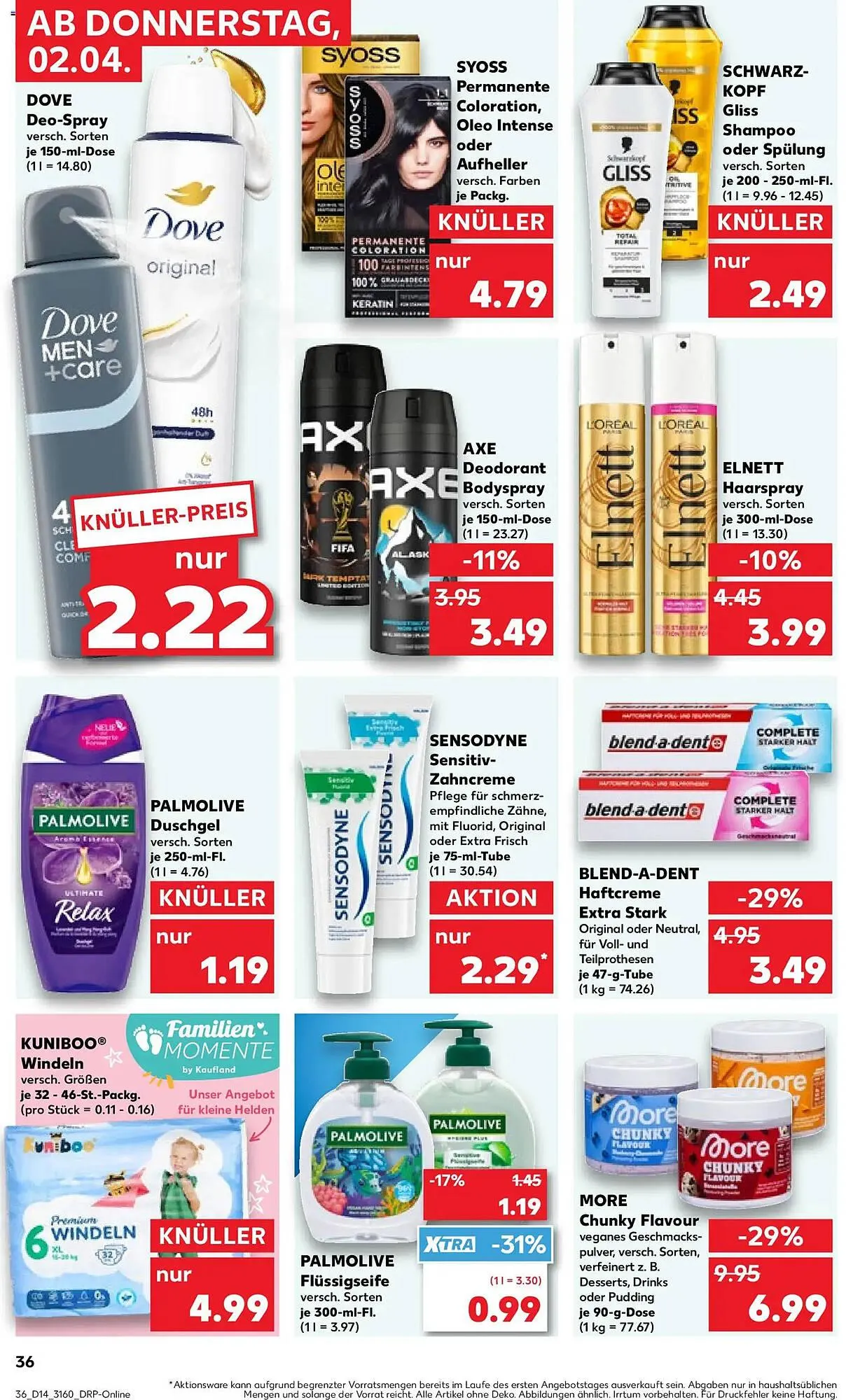 Kaufland Prospekt von 2. April bis 8. April 2026 - Prospekt seite 36