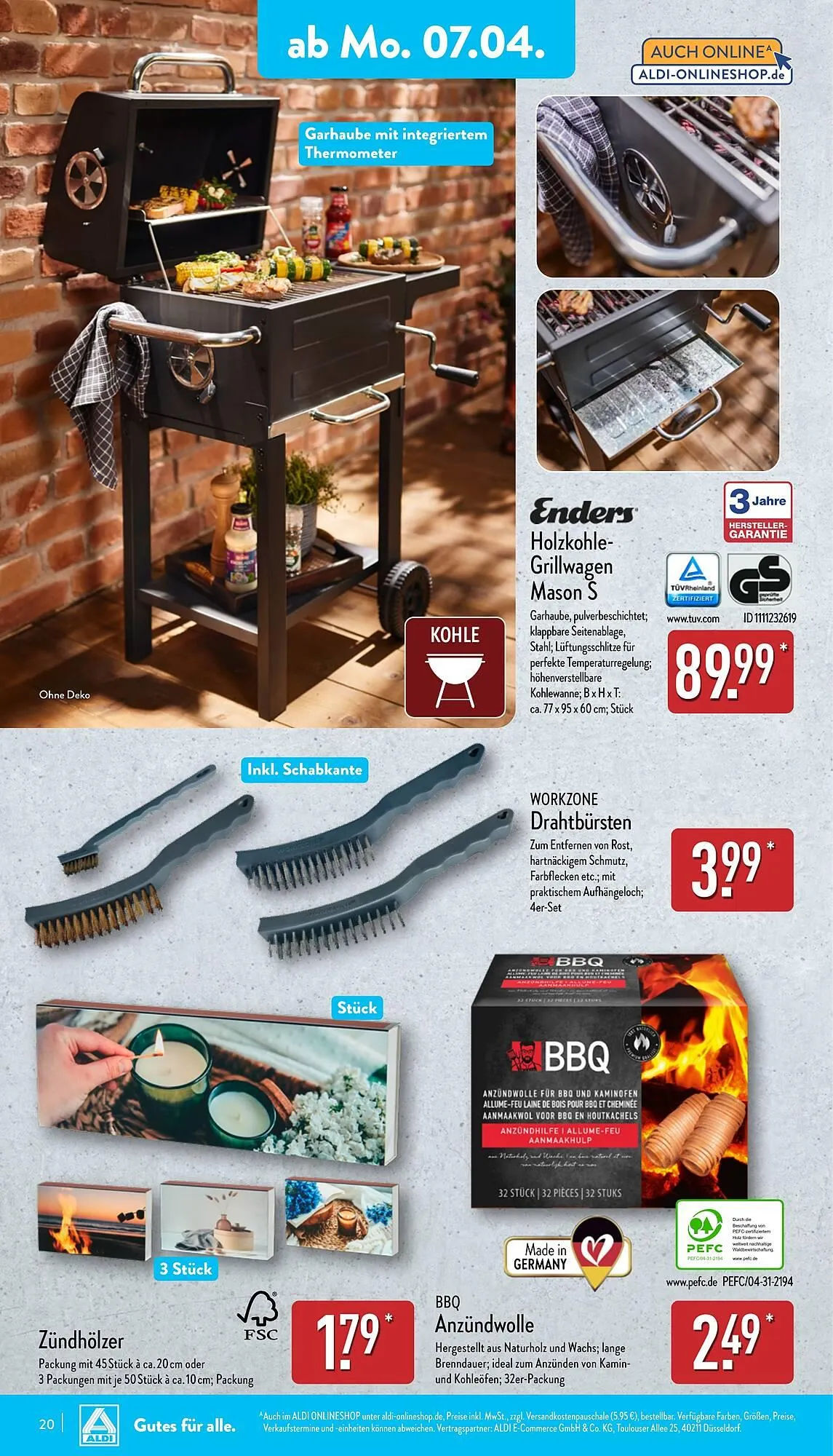 Aldi Nord Prospekt von 7. April bis 12. April 2025 - Prospekt seite 20