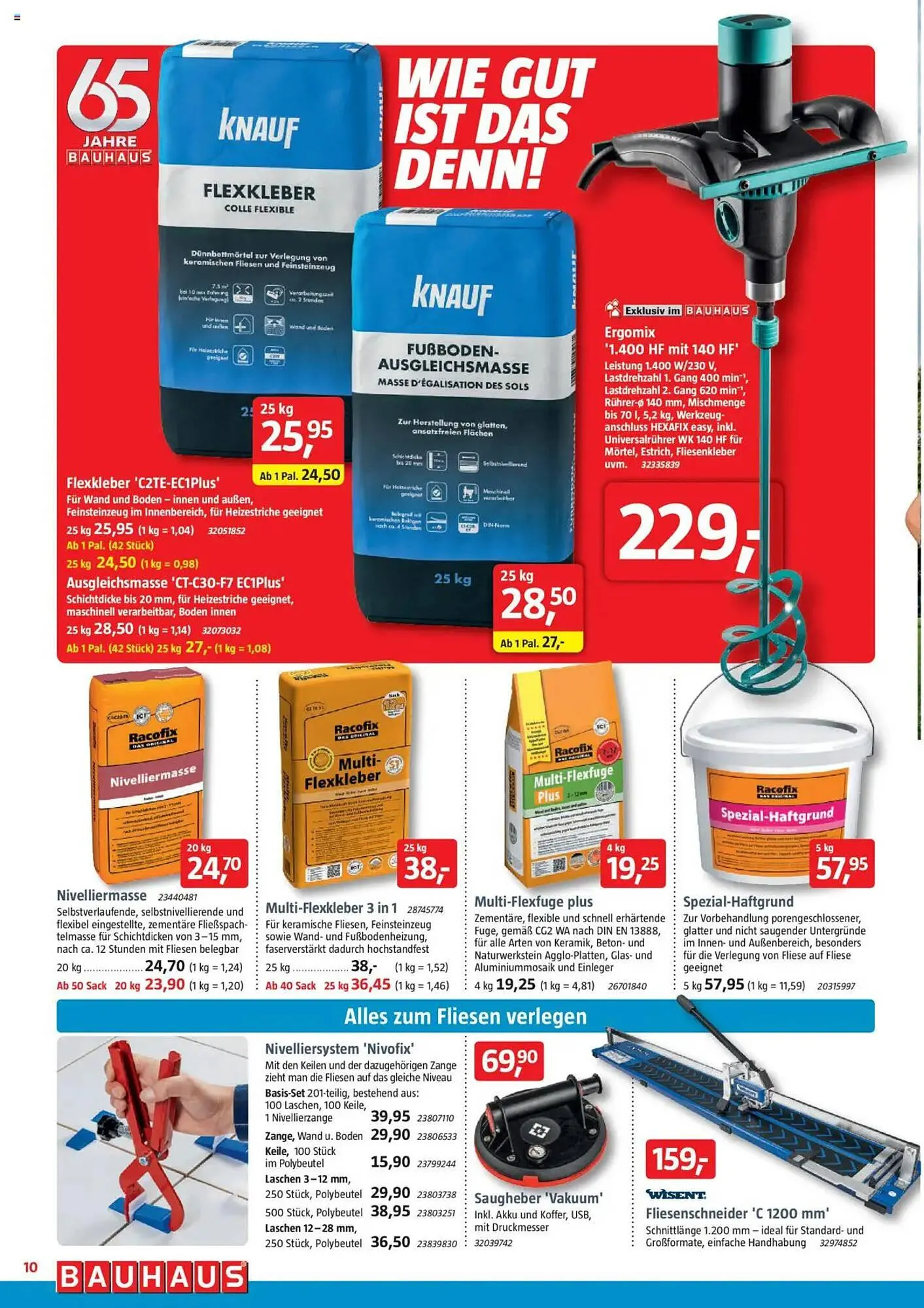 Bauhaus Prospekt von 4. Oktober bis 1. November 2025 - Prospekt seite 10