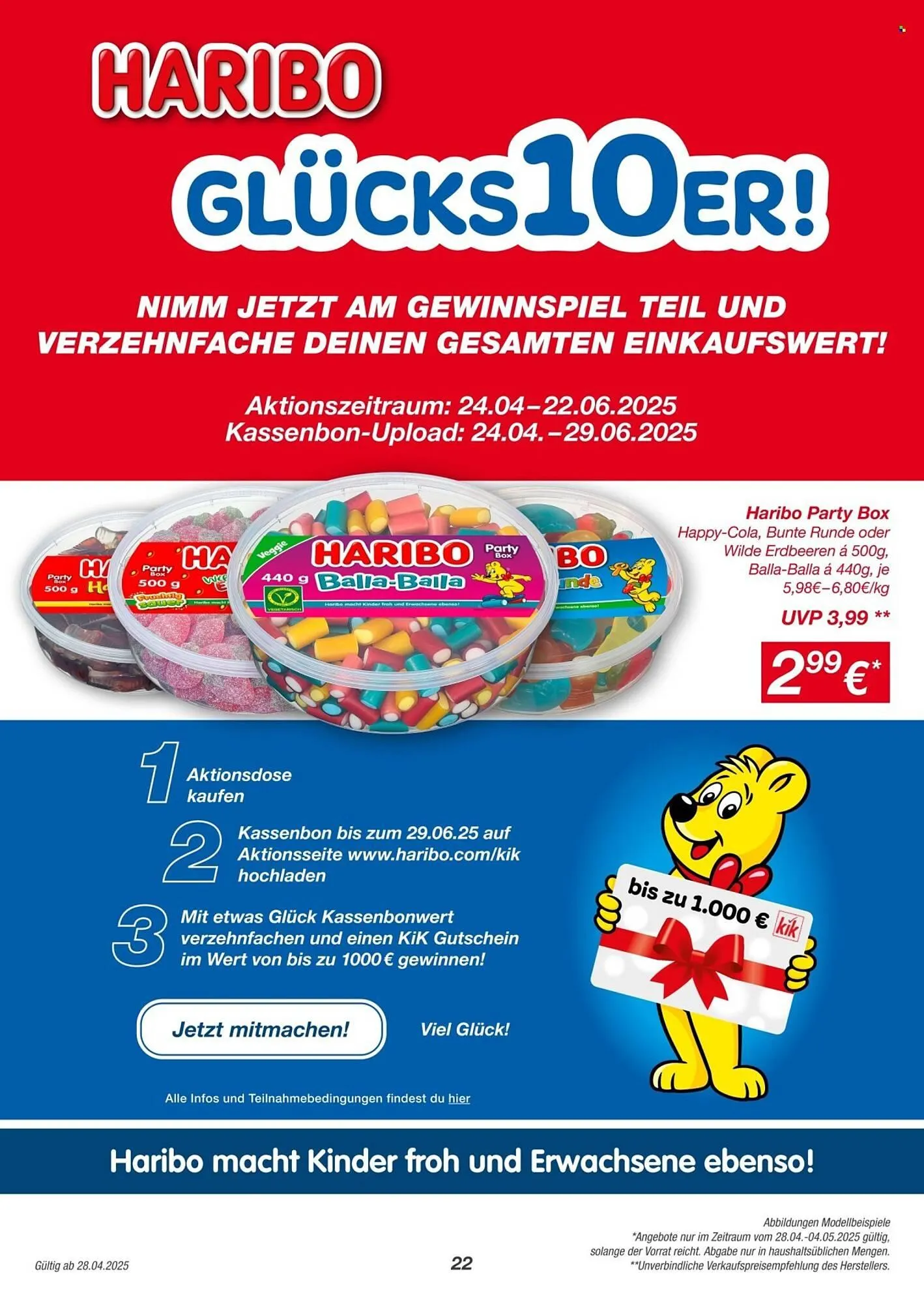 KiK Prospekt von 28. April bis 4. Mai 2025 - Prospekt seite 22