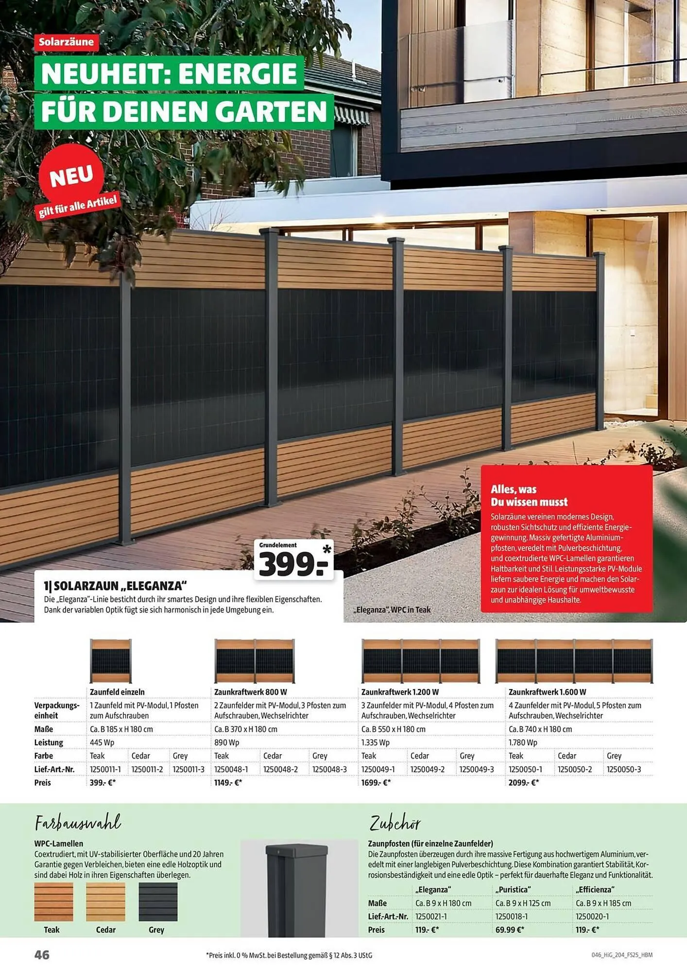 Hagebau Prospekt von 19. September bis 31. Dezember 2025 - Prospekt seite 46