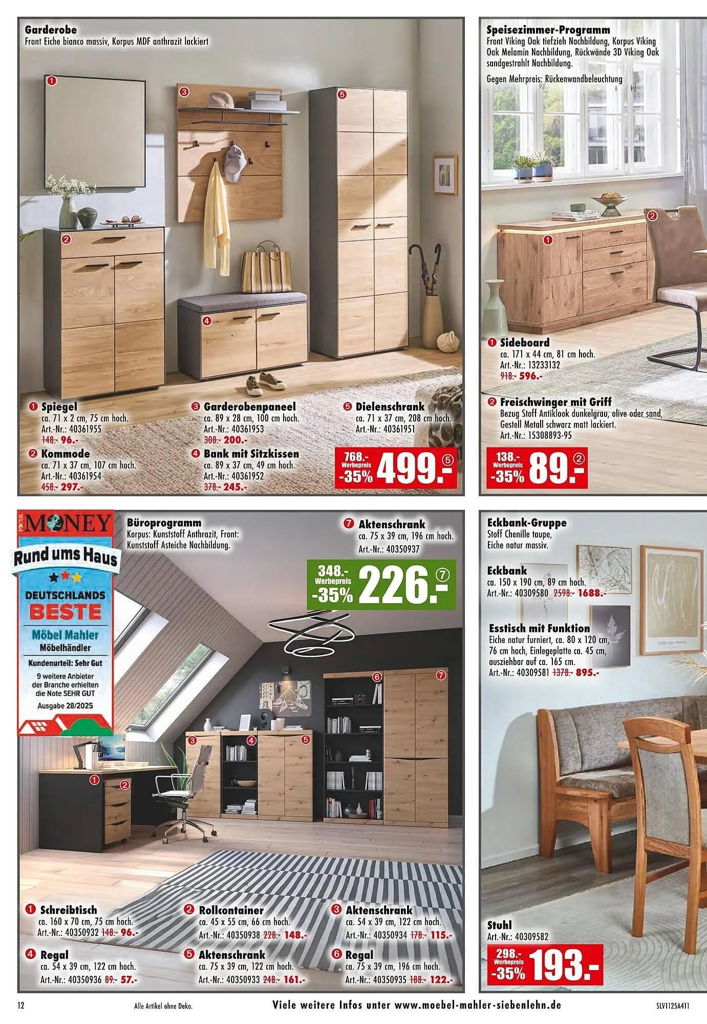 Möbel Mahler Katalog von 26. November bis 30. Dezember 2025 - Prospekt seite 12