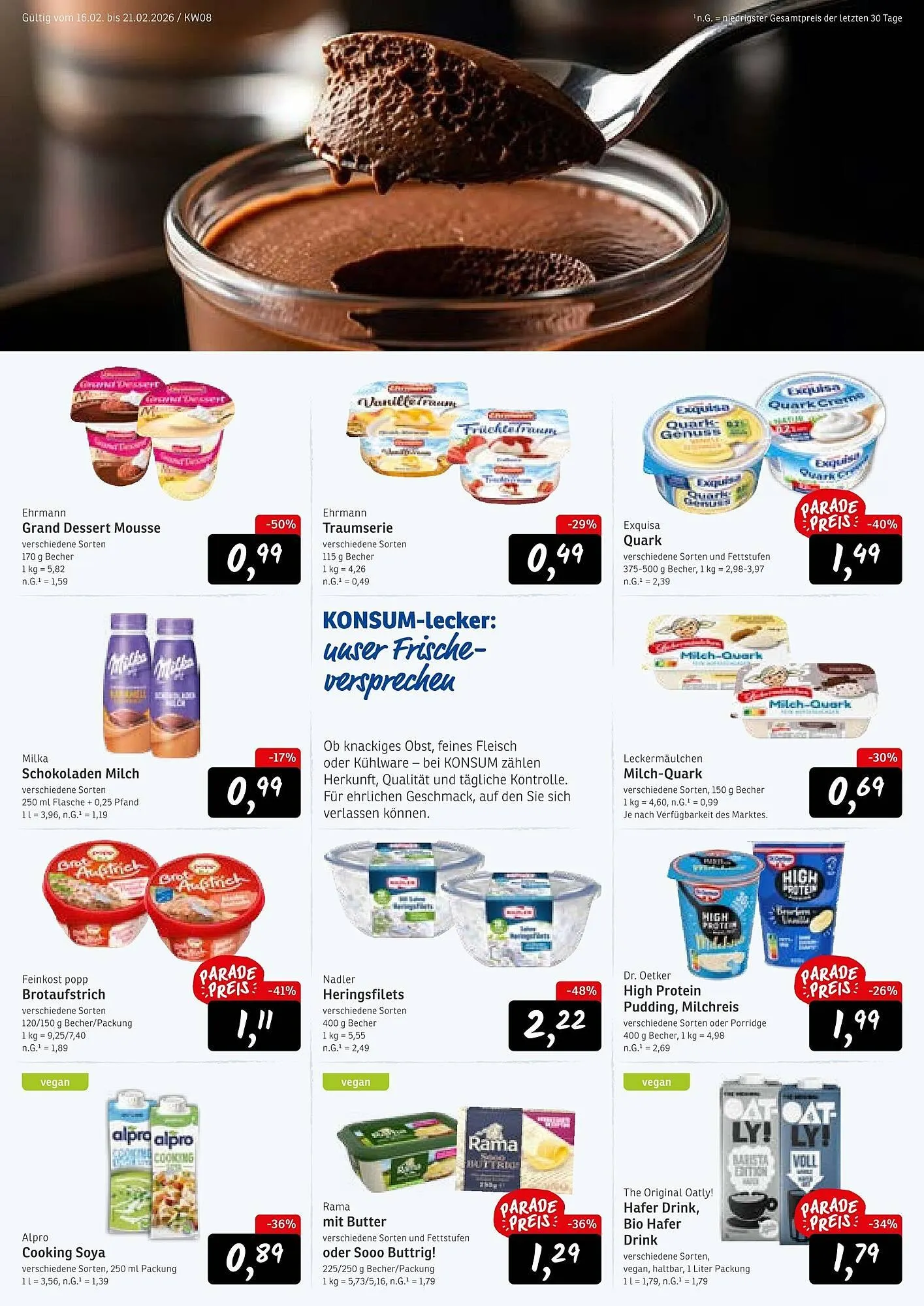 KONSUM Prospekt von 16. Februar bis 21. Februar 2026 - Prospekt seite 4
