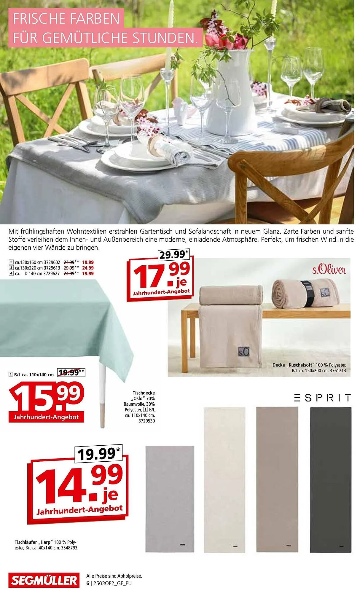 Segmüller Prospekt von 3. März bis 30. Mai 2025 - Prospekt seite 6