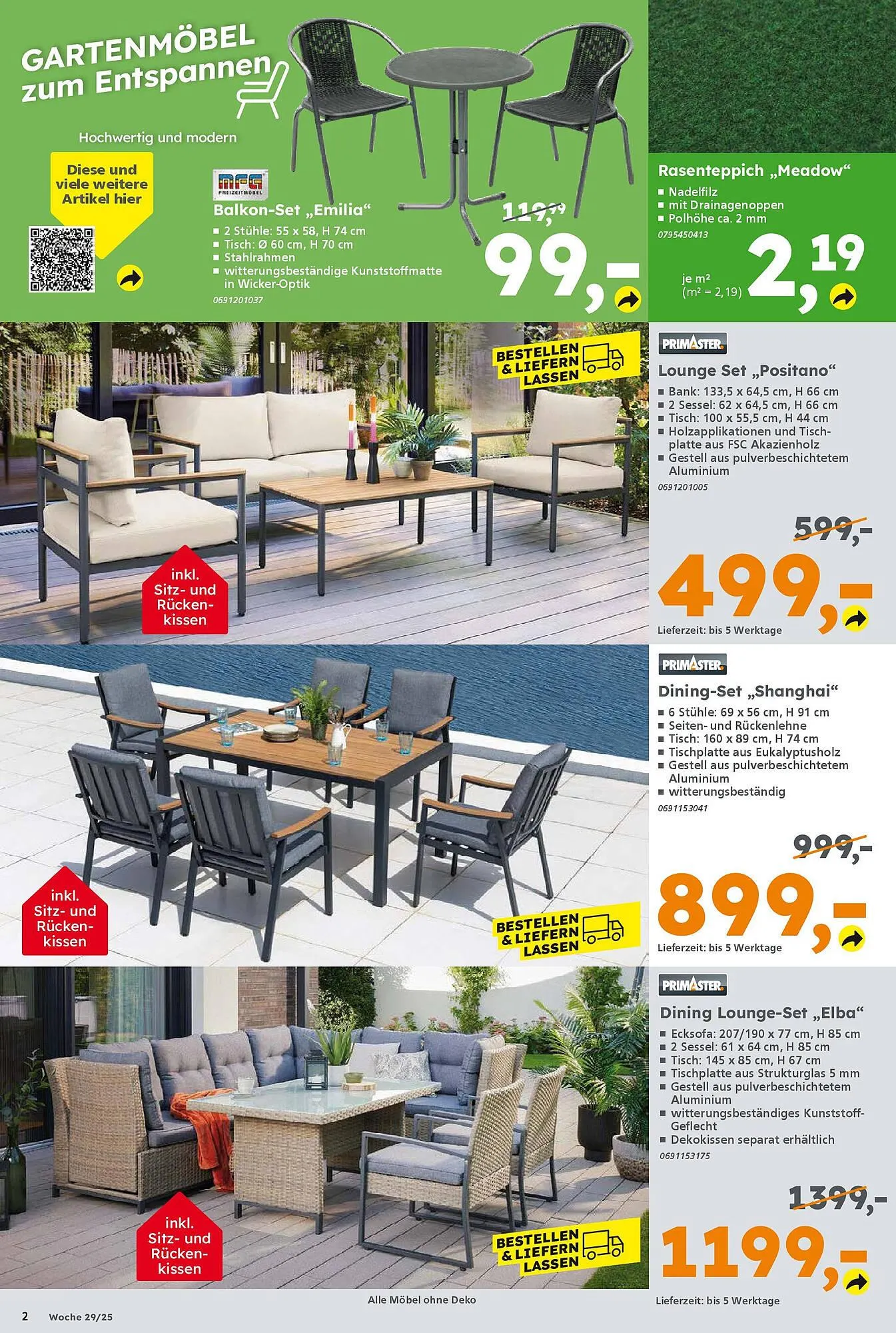 Globus Baumarkt Prospekt von 13. Juli bis 19. Juli 2025 - Prospekt seite 2