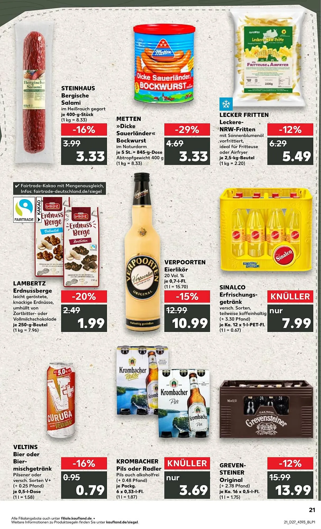 Kaufland Prospekt von 3. Juli bis 9. Juli 2025 - Prospekt seite 21