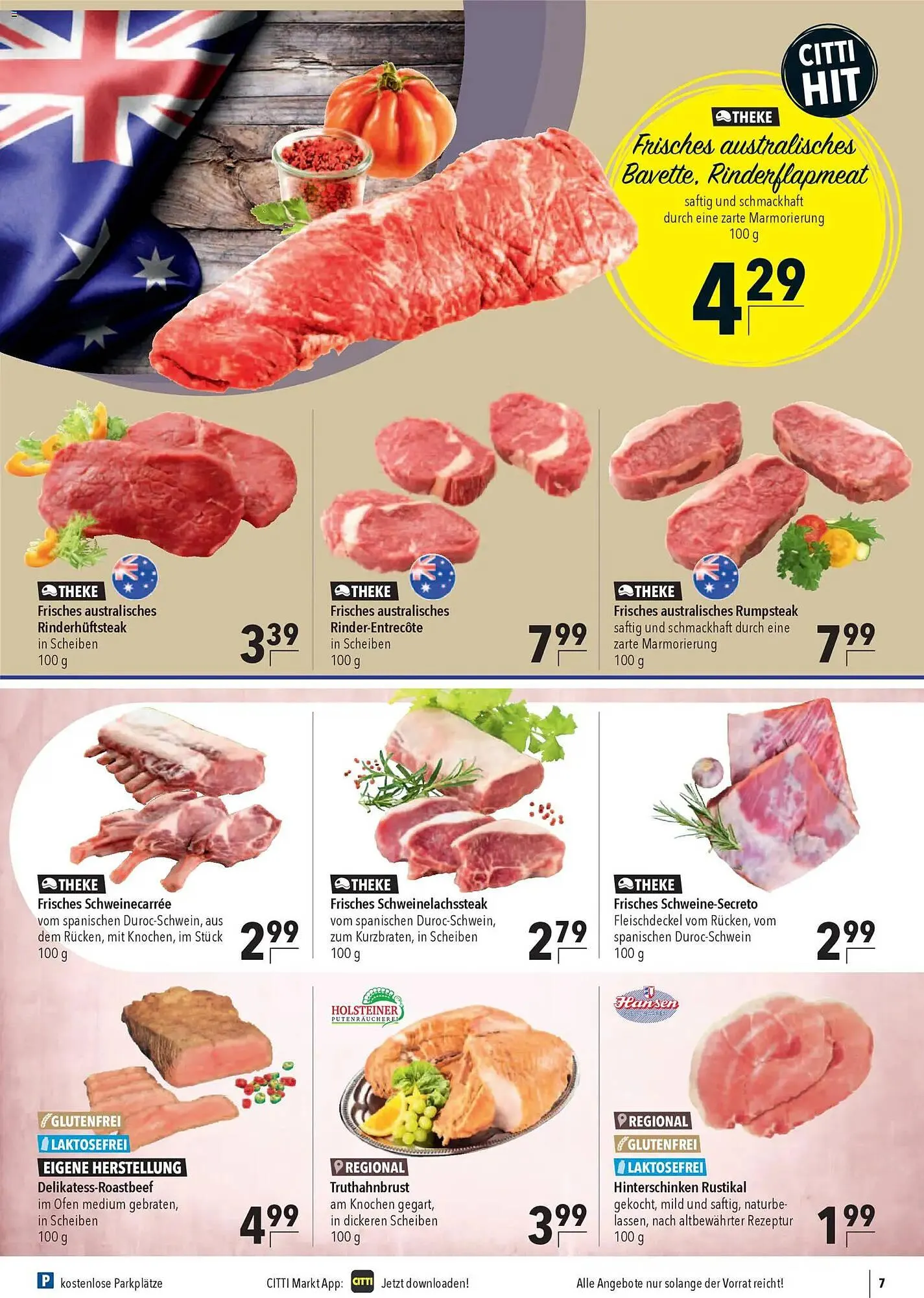 CITTI Markt Prospekt von 18. März bis 24. März 2026 - Prospekt seite 7