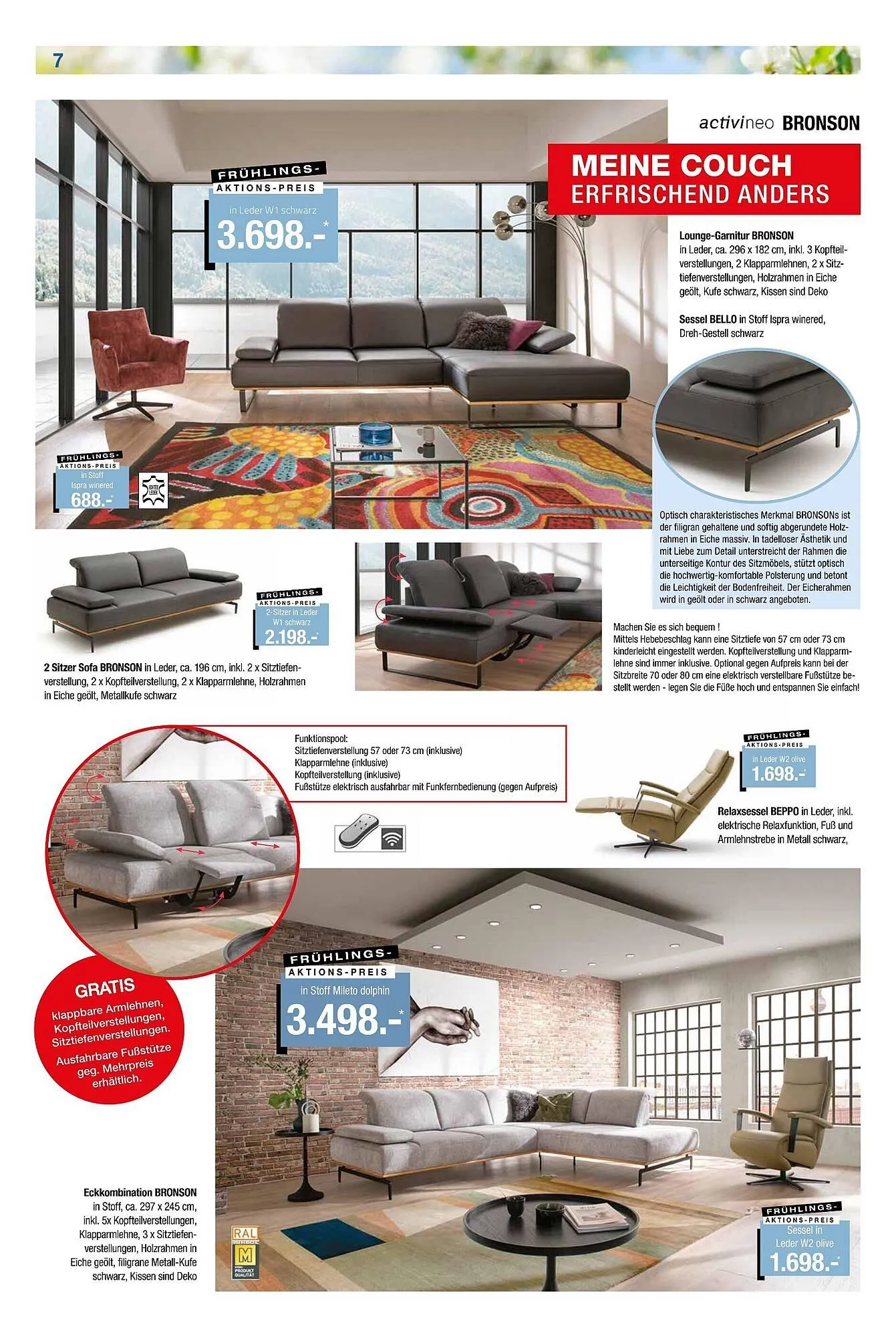 külkens+sohn Polstermöbel Prospekt von 15. März bis 12. April 2025 - Prospekt seite 7