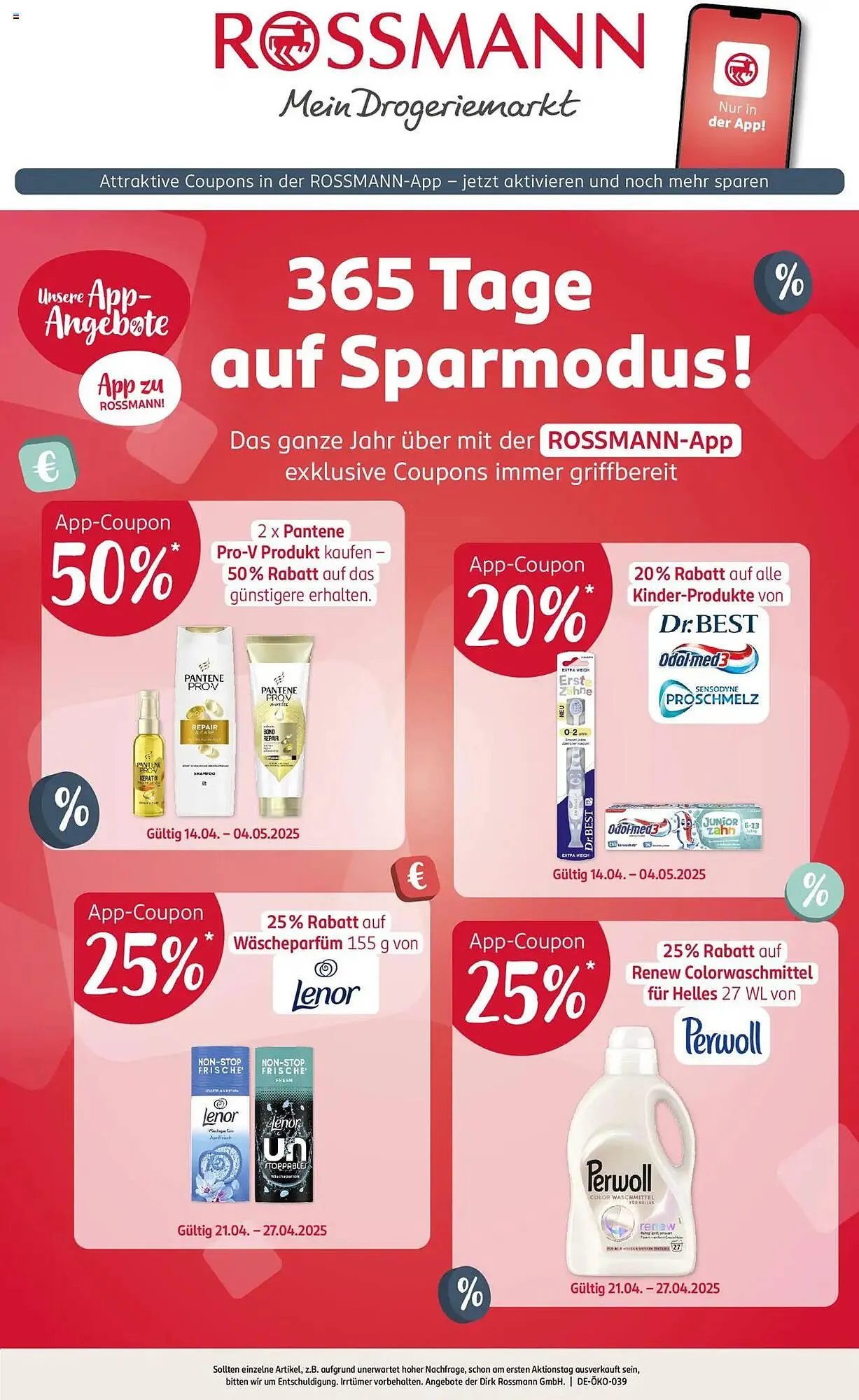 Rossmann Prospekt von 19. April bis 26. April 2025 - Prospekt seite 1