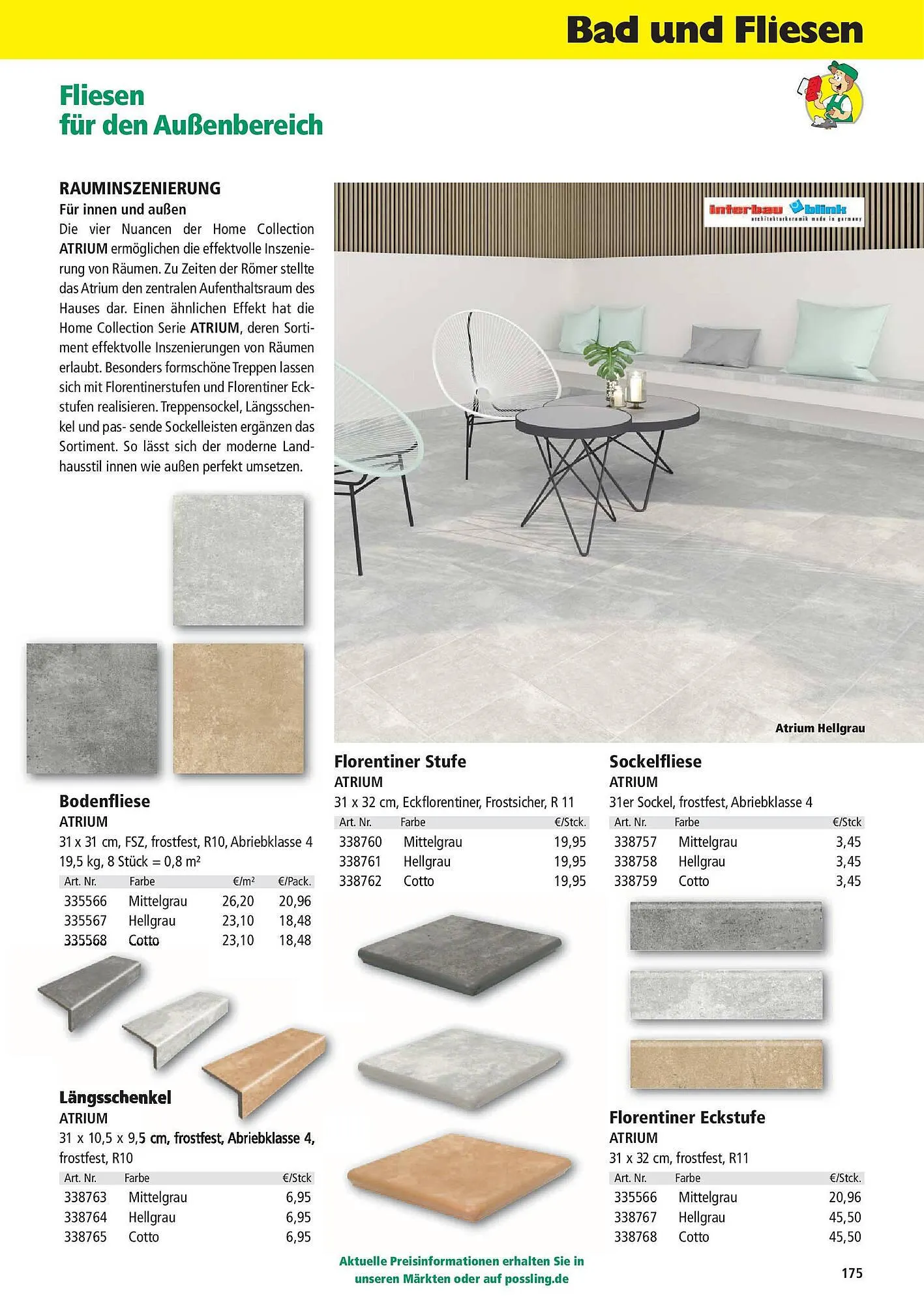 Holz Possling Prospekt von 31. März bis 30. Juni 2025 - Prospekt seite 175