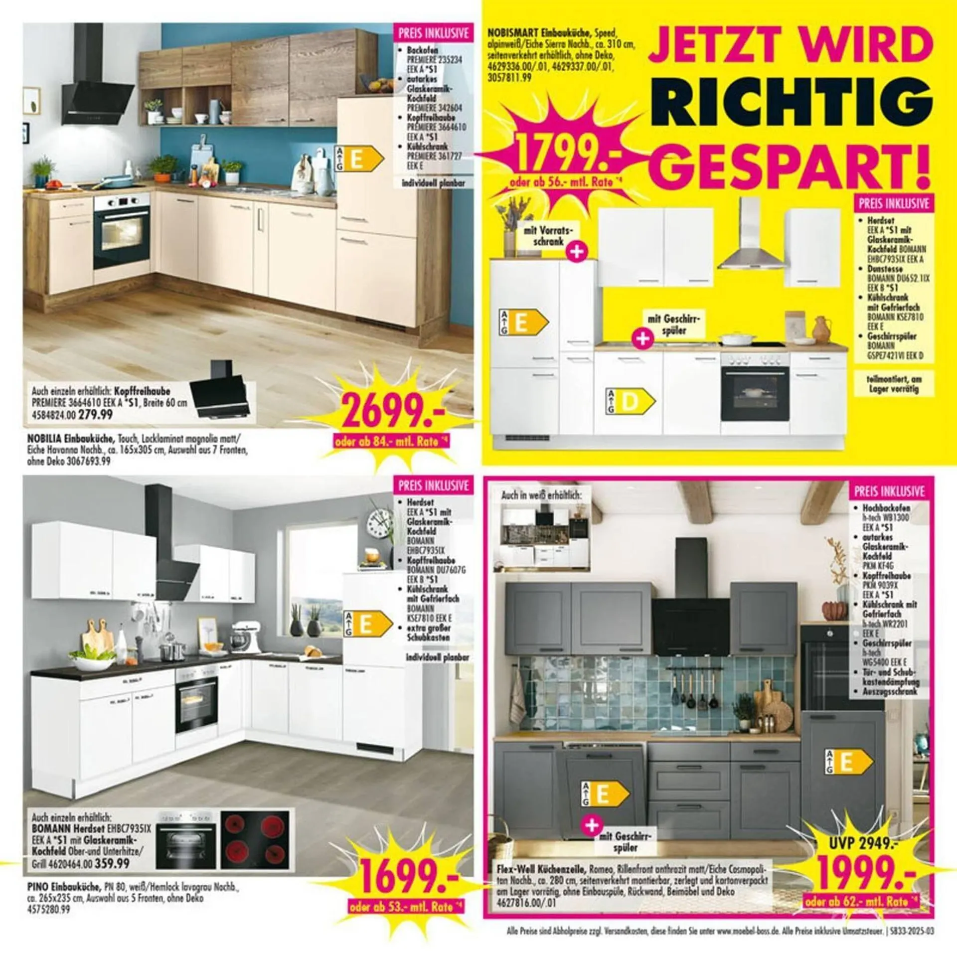 Möbel Boss Prospekt von 11. August bis 24. August 2025 - Prospekt seite 3