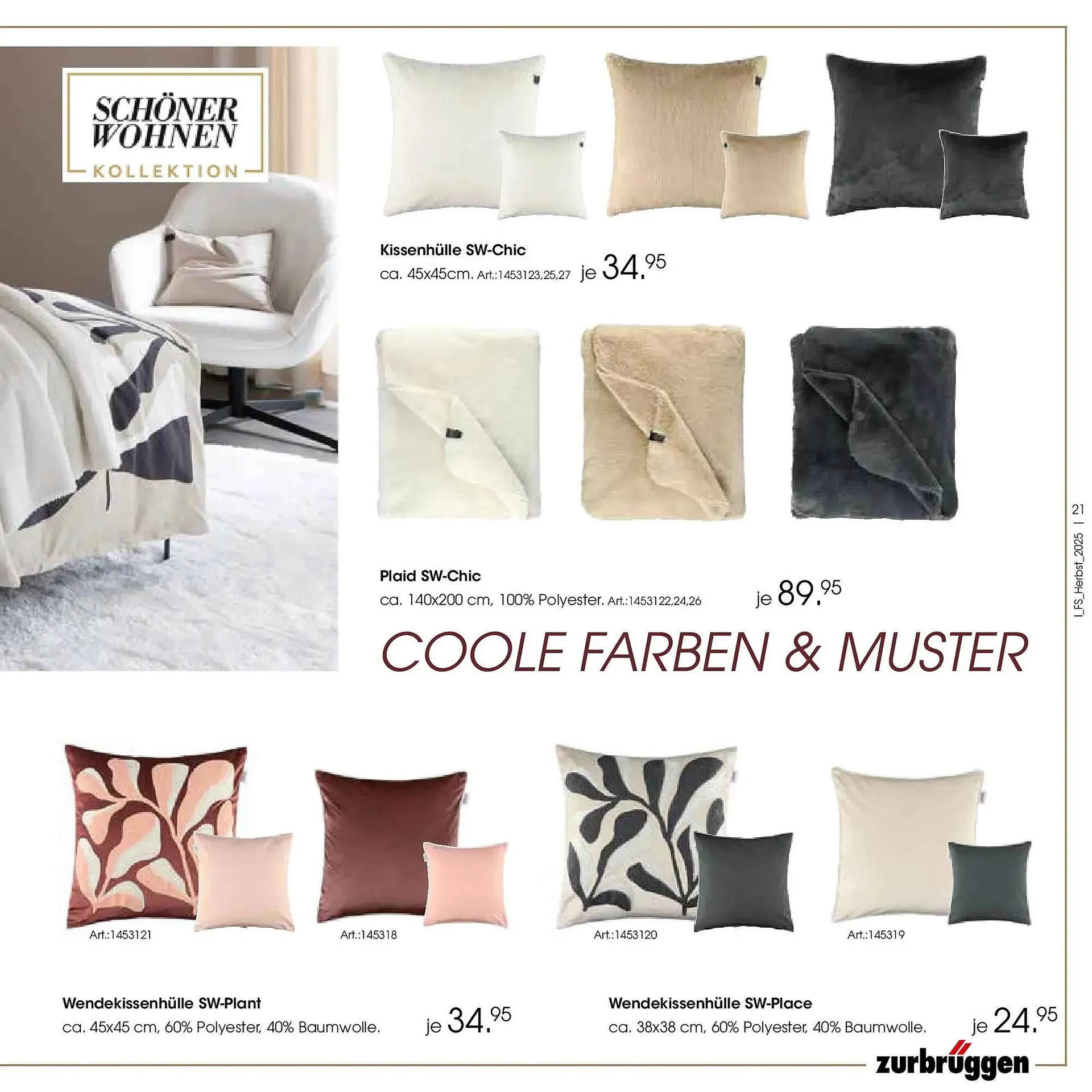 Zurbrüggen Prospekt von 19. Oktober bis 31. Januar 2026 - Prospekt seite 21