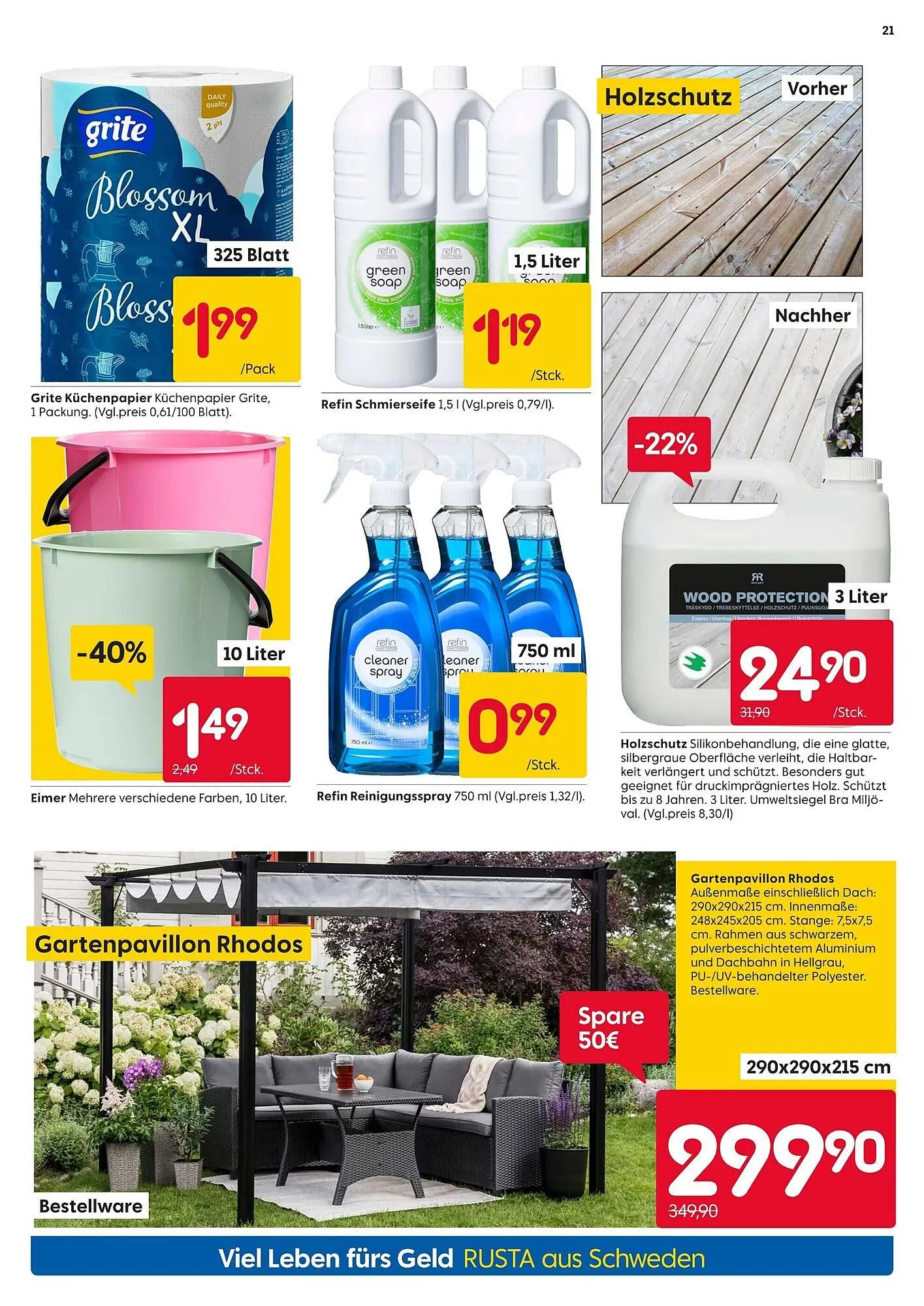 Rusta Prospekt von 12. April bis 18. April 2025 - Prospekt seite 21