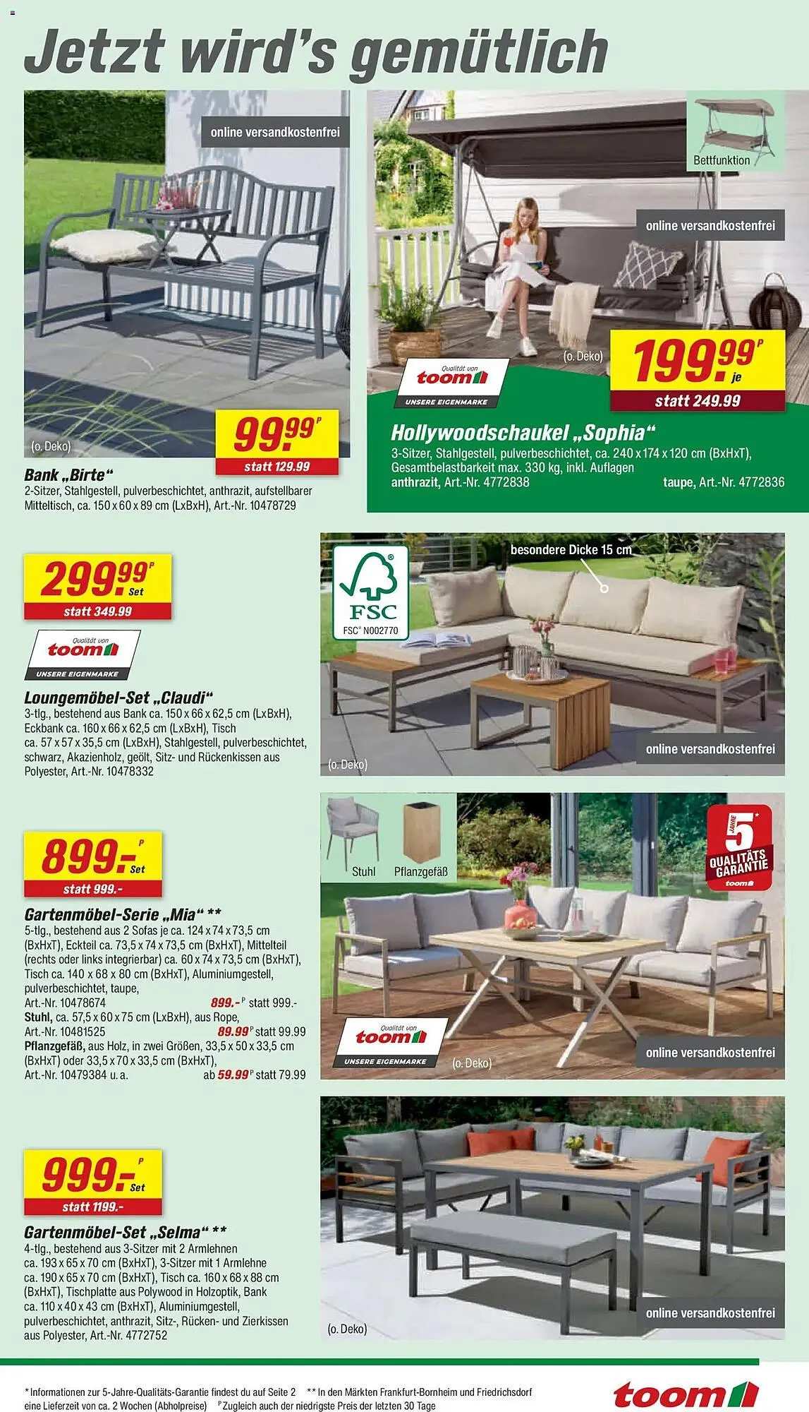 Toom Baumarkt Prospekt von 11. April bis 17. April 2026 - Prospekt seite 11