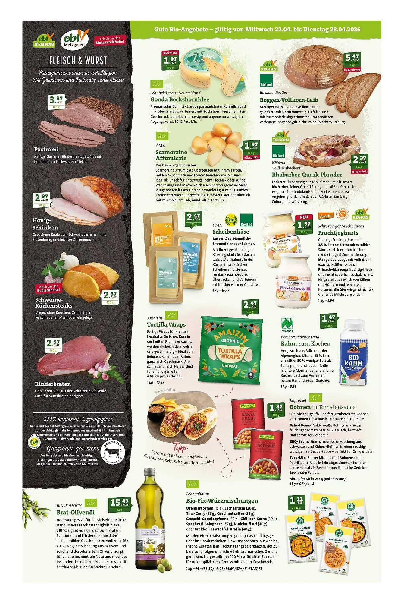 Ebl Naturkost Prospekt von 22. April bis 28. April 2026 - Prospekt seite 2