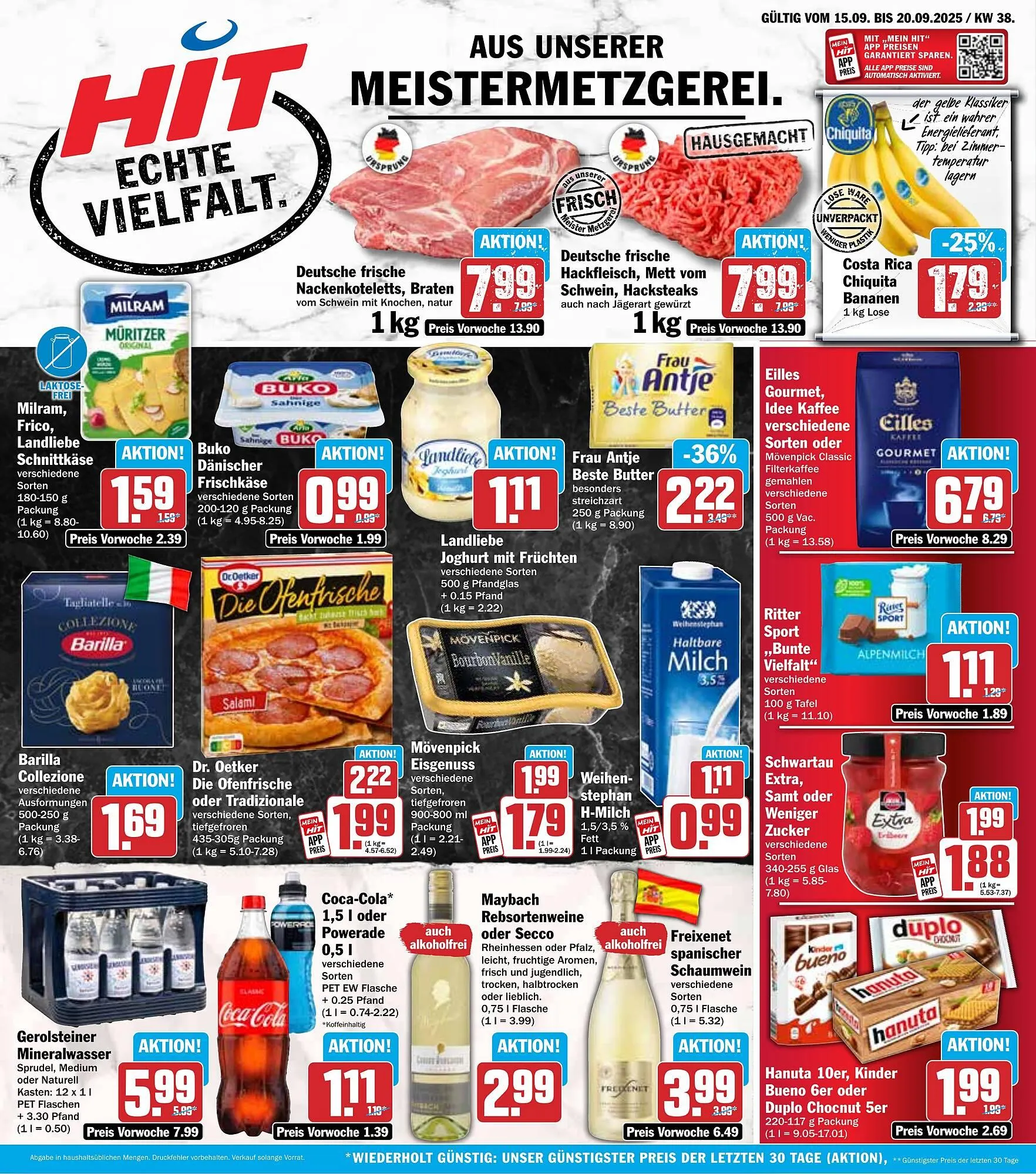 HIT Prospekt von 15. September bis 20. September 2025 - Prospekt seite 1