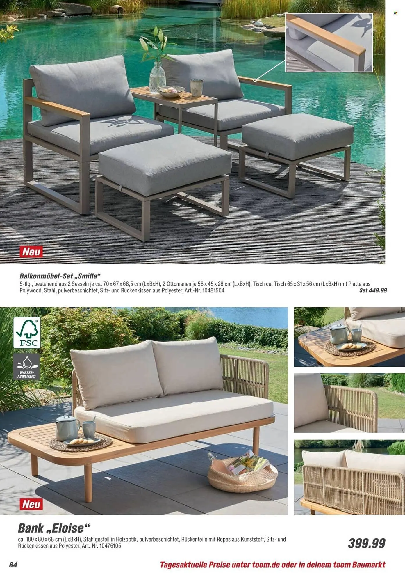 Toom Baumarkt Prospekt von 14. Februar bis 30. April 2026 - Prospekt seite 64