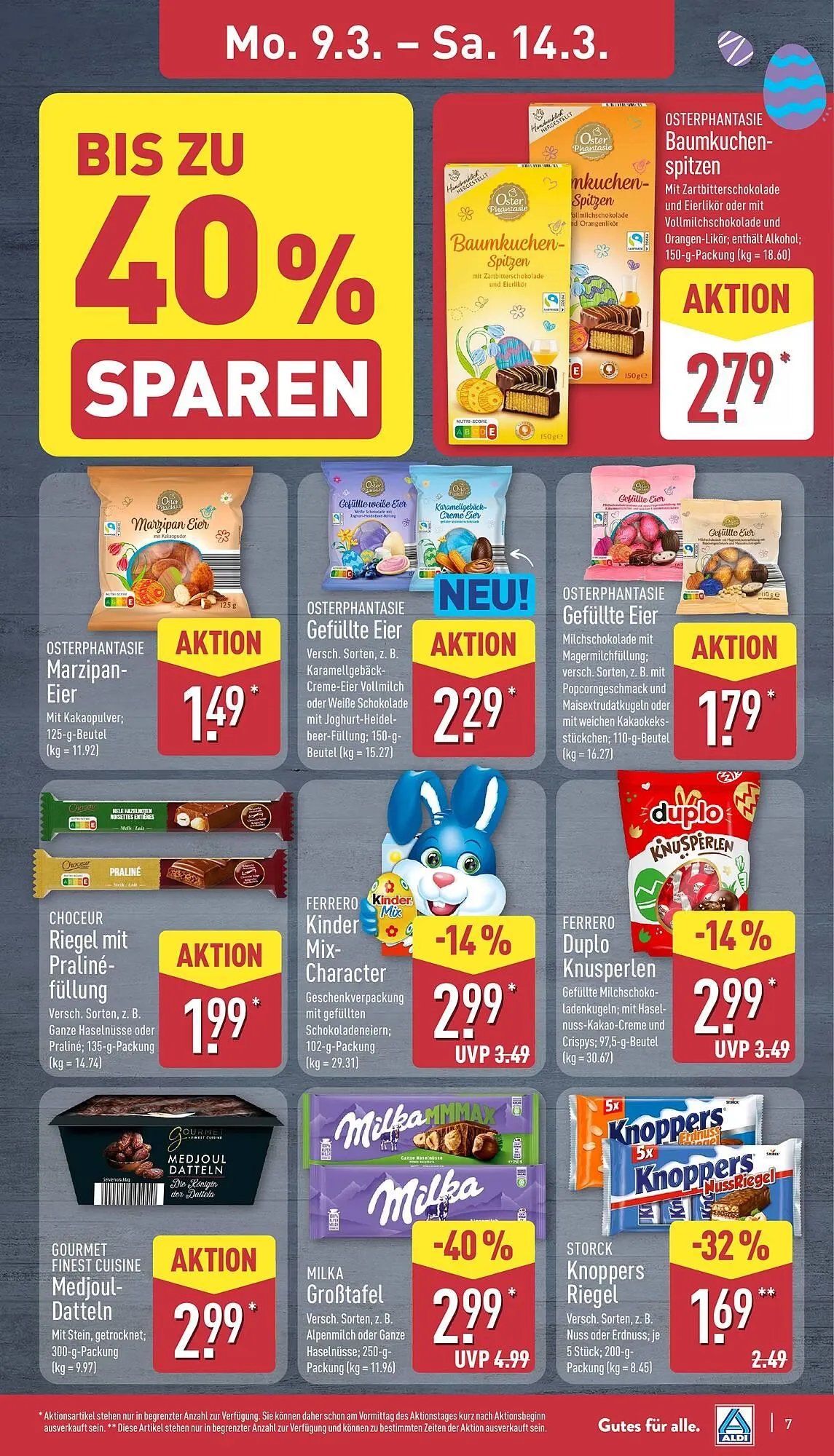 Aldi Nord Prospekt von 9. März bis 14. März 2026 - Prospekt seite 8