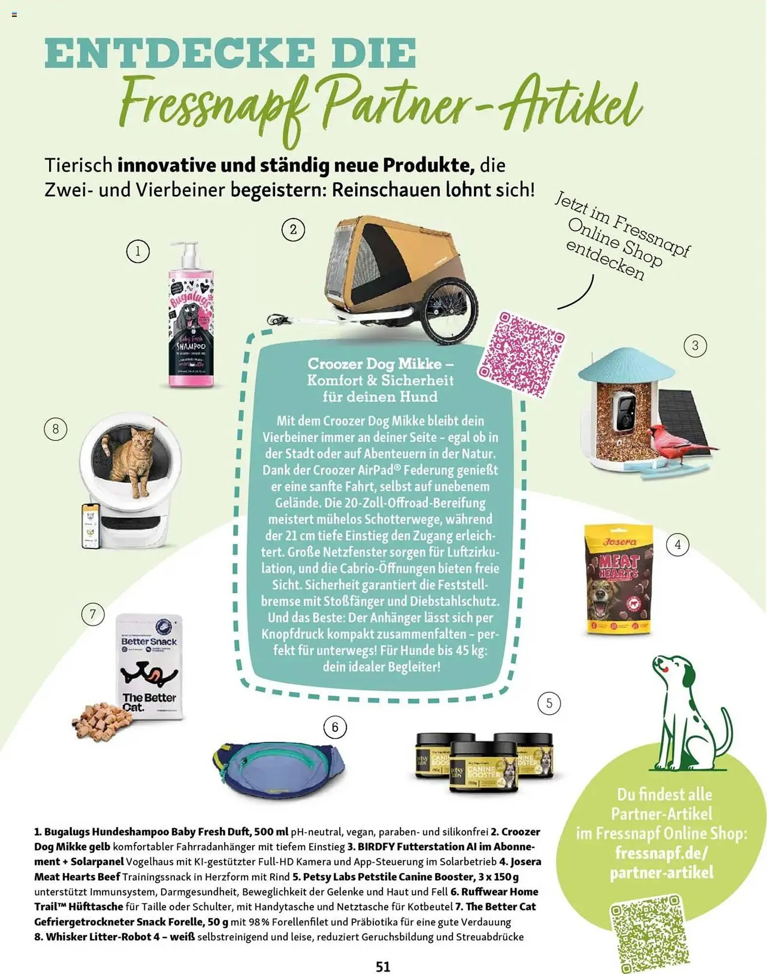 Fressnapf Prospekt von 1. Juli bis 31. August 2025 - Prospekt seite 51