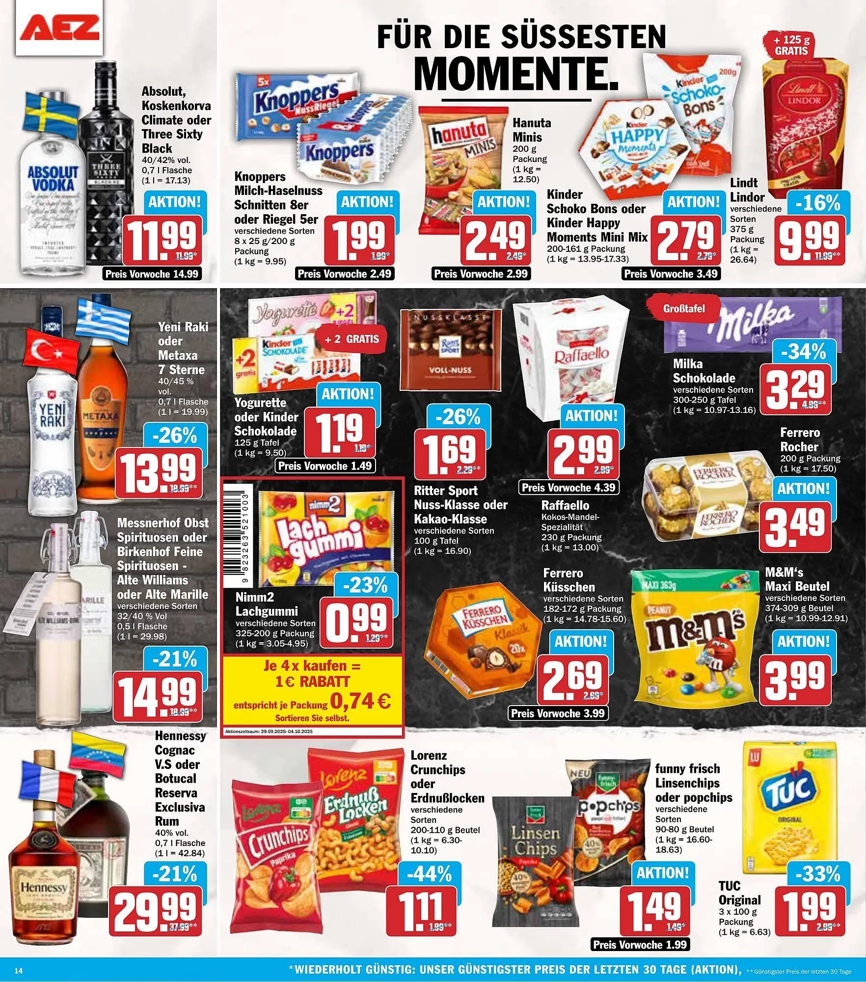 AEZ Prospekt von 29. September bis 4. Oktober 2025 - Prospekt seite 14