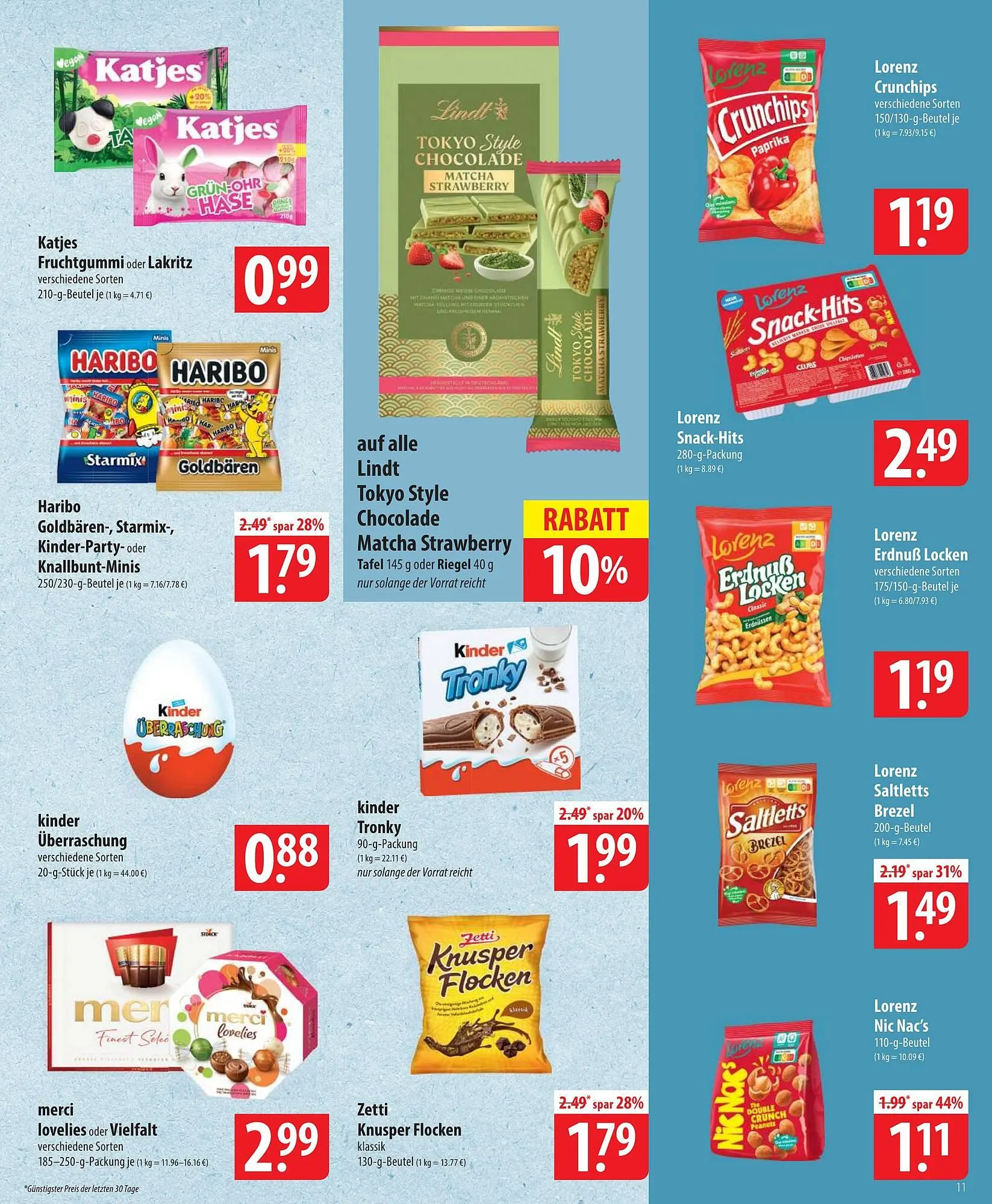 Famila Nord Ost Prospekt von 23. März bis 28. März 2026 - Prospekt seite 11