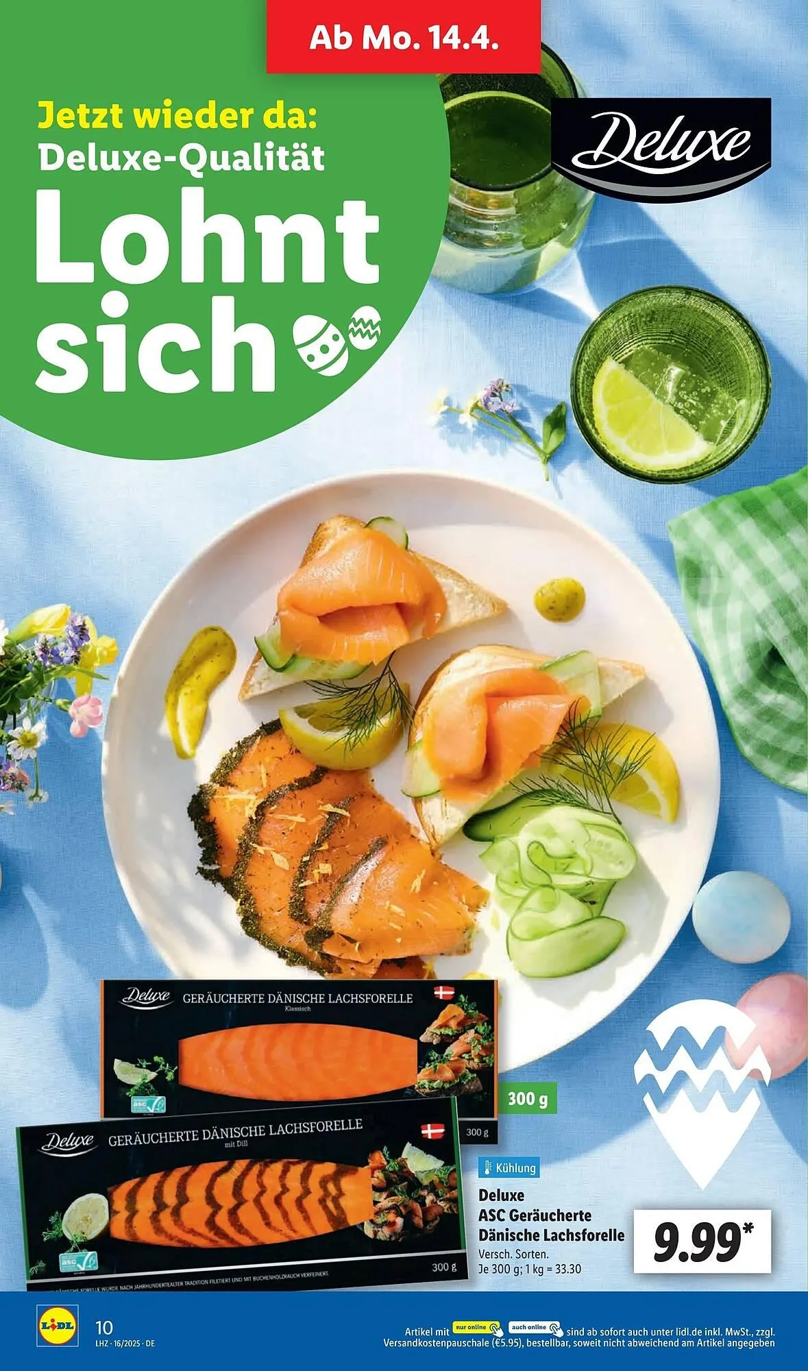 Lidl Prospekt von 14. April bis 20. April 2025 - Prospekt seite 16