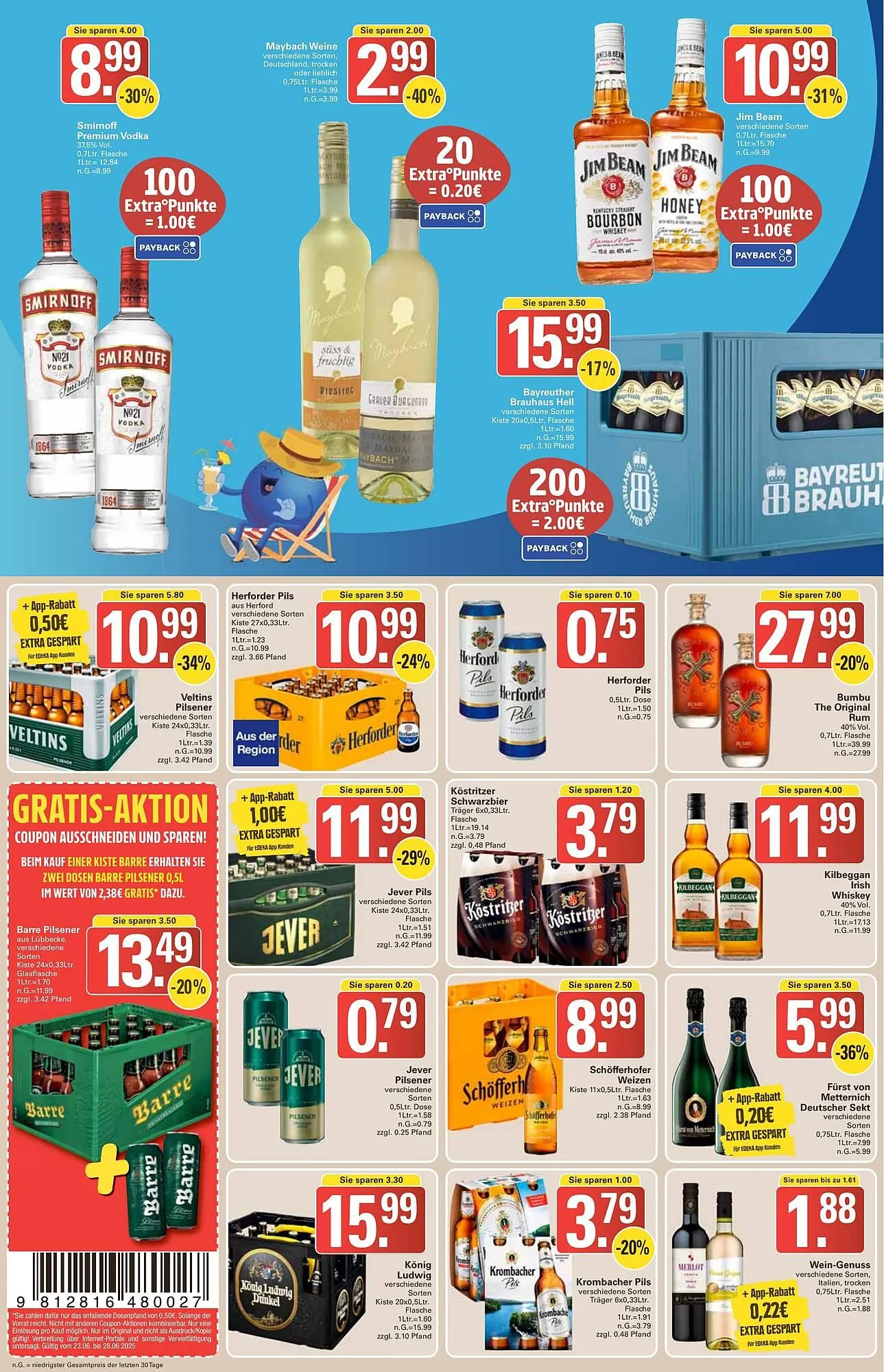 WEZ Prospekt von 23. Juni bis 28. Juni 2025 - Prospekt seite 14