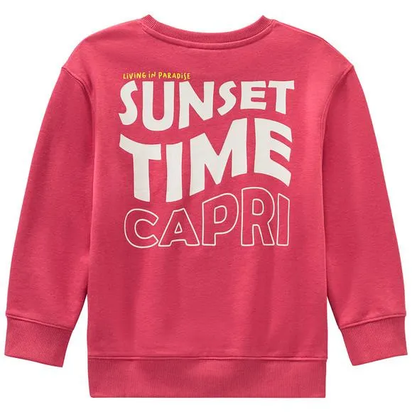 Jungen Sweatshirt mit Backprint
