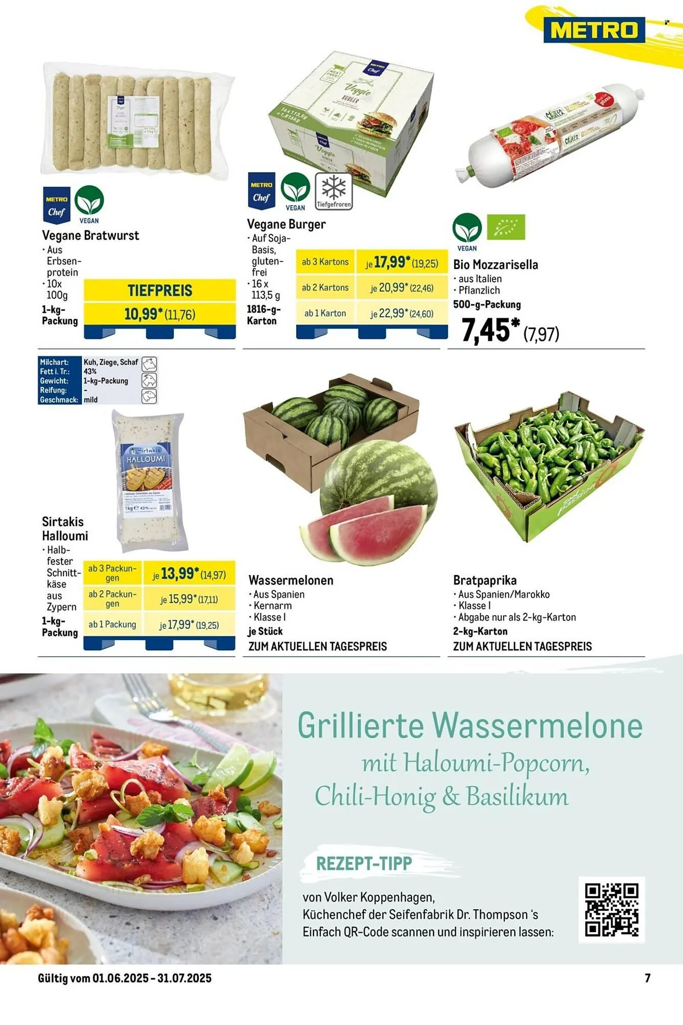METRO Prospekt von 1. Juni bis 31. Juli 2025 - Prospekt seite 7