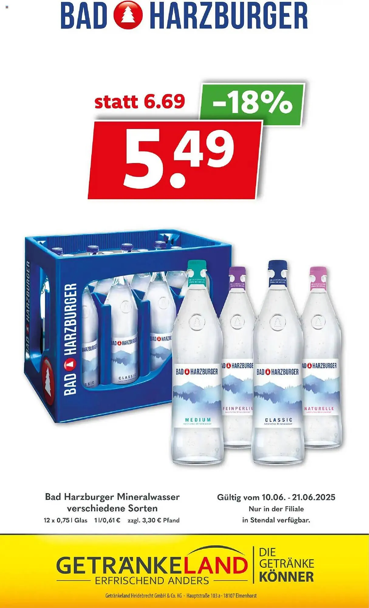 Getränkeland Prospekt von 10. Juni bis 21. Juni 2025 - Prospekt seite 9