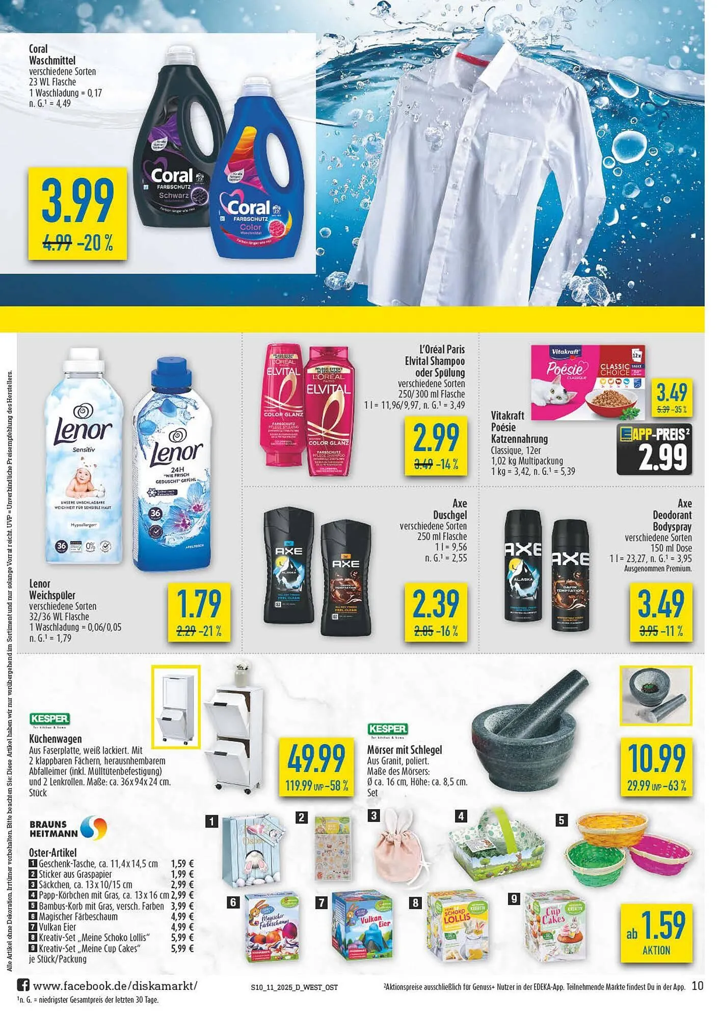 diska Prospekt von 10. März bis 15. März 2025 - Prospekt seite 10