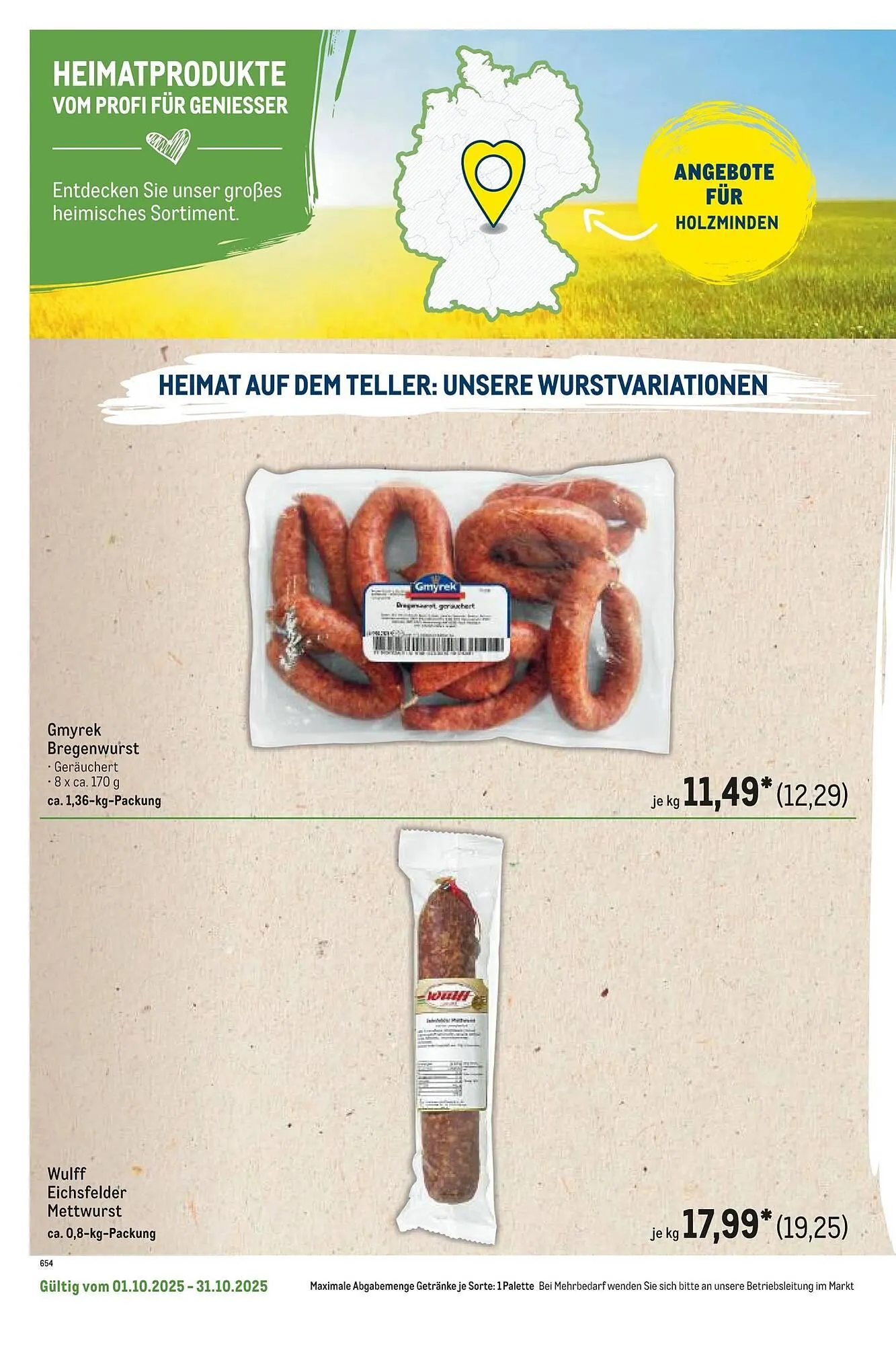 METRO Prospekt von 1. Oktober bis 31. Oktober 2025 - Prospekt seite 10
