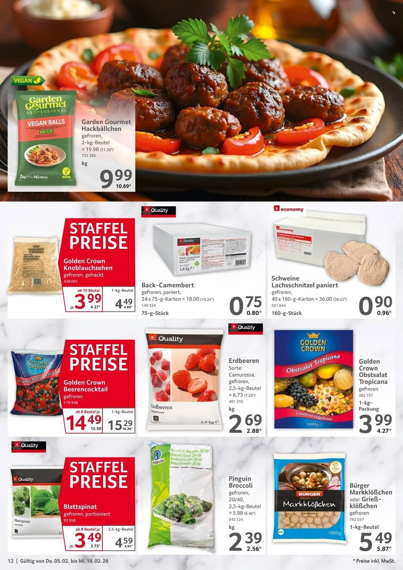 Selgros Prospekt von 5. Februar bis 18. Februar 2026 - Prospekt seite 12