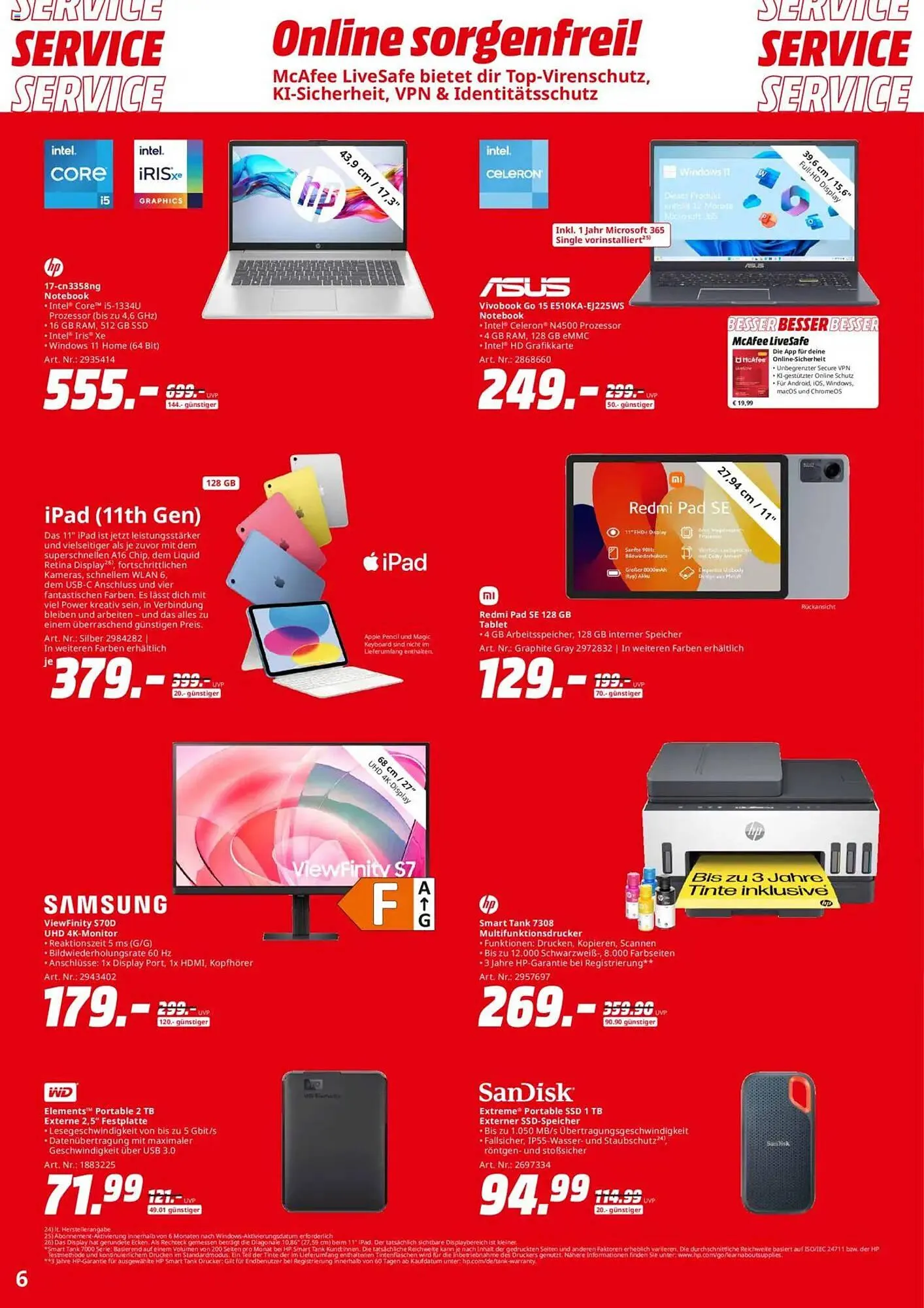 Saturn Prospekt von 9. Juni bis 21. Juni 2025 - Prospekt seite 6