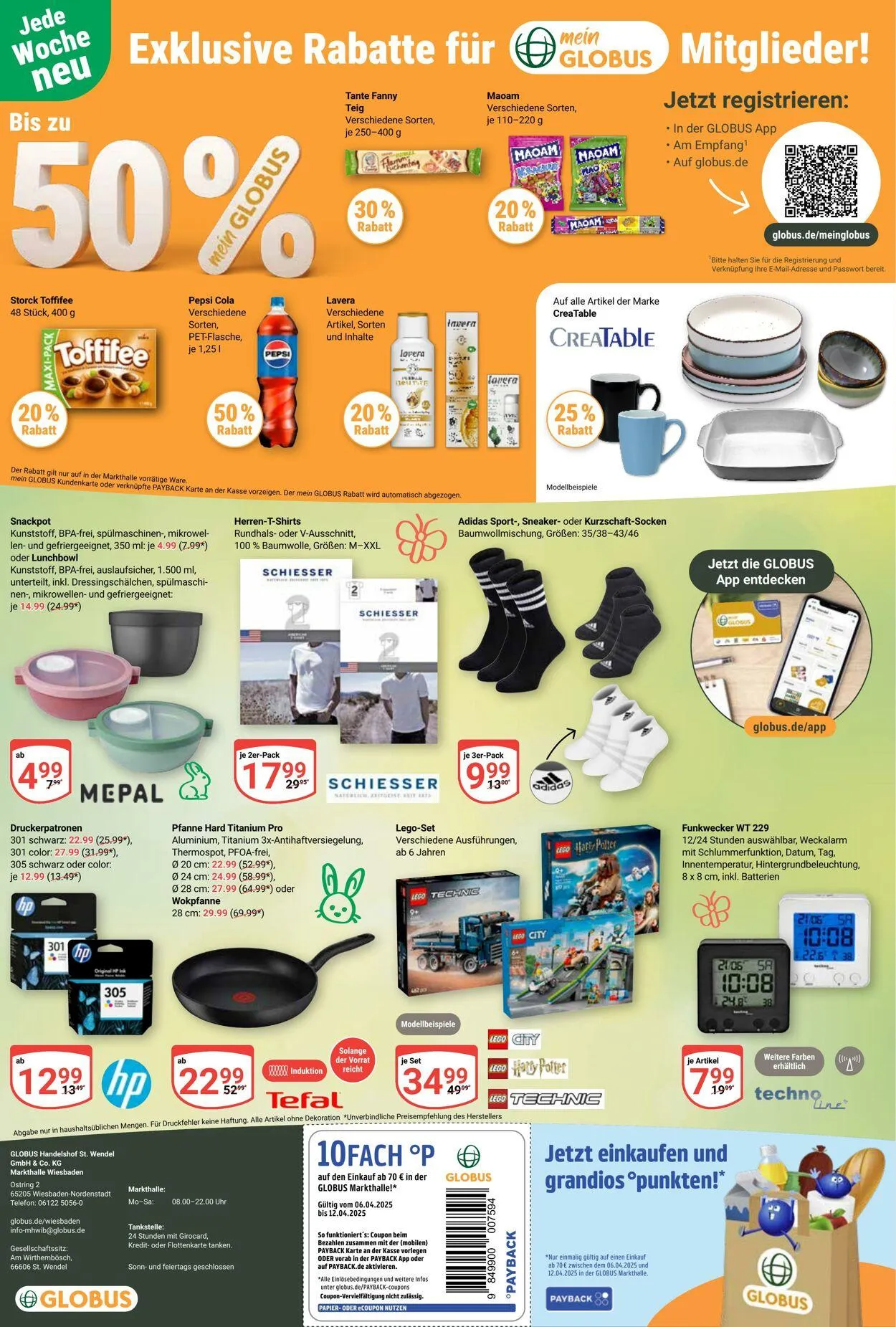 Globus - Wiesbaden Aktueller Prospekt von 7. April bis 12. April 2025 - Prospekt seite 26