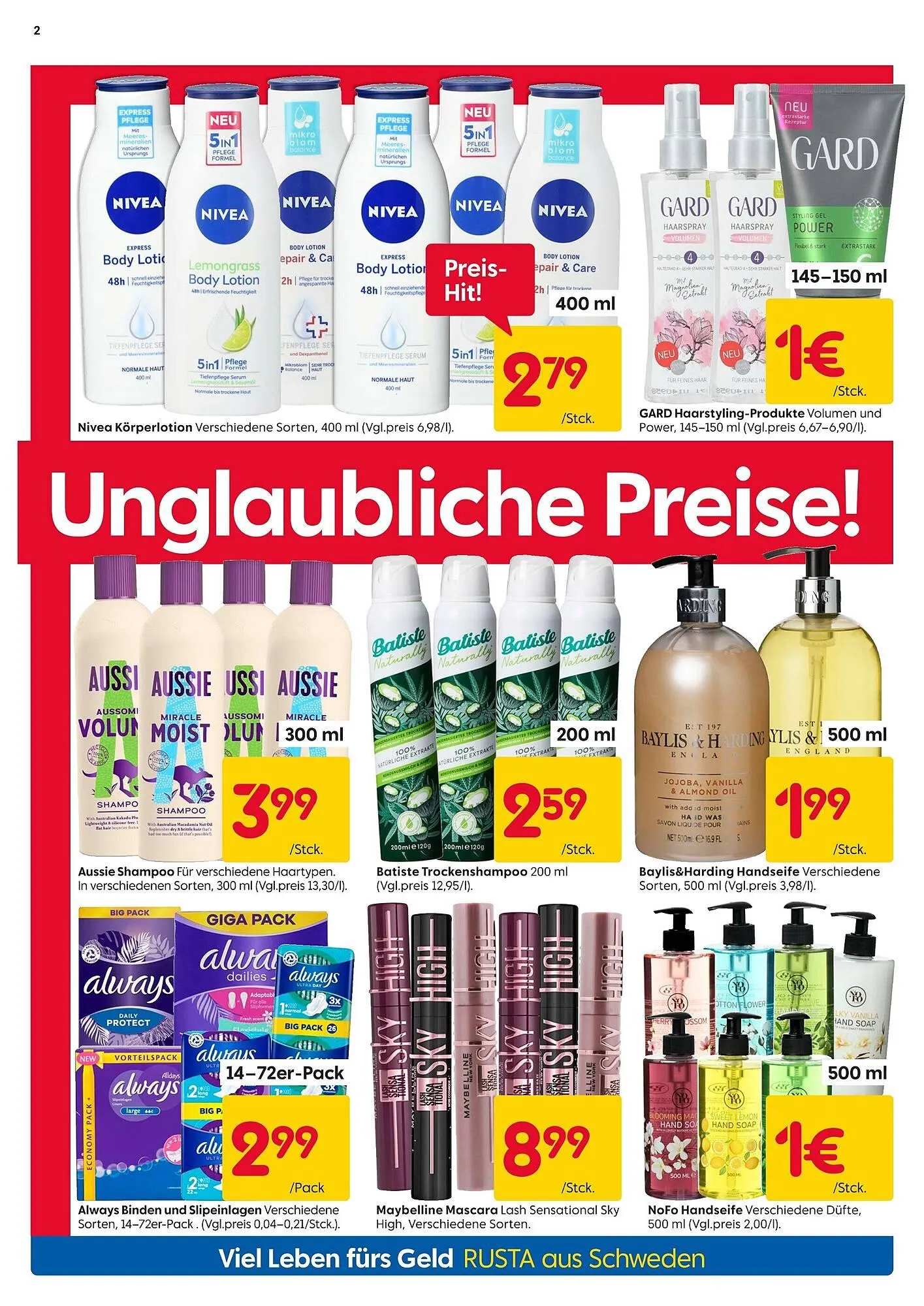 Rusta Prospekt von 4. Oktober bis 11. Oktober 2025 - Prospekt seite 2