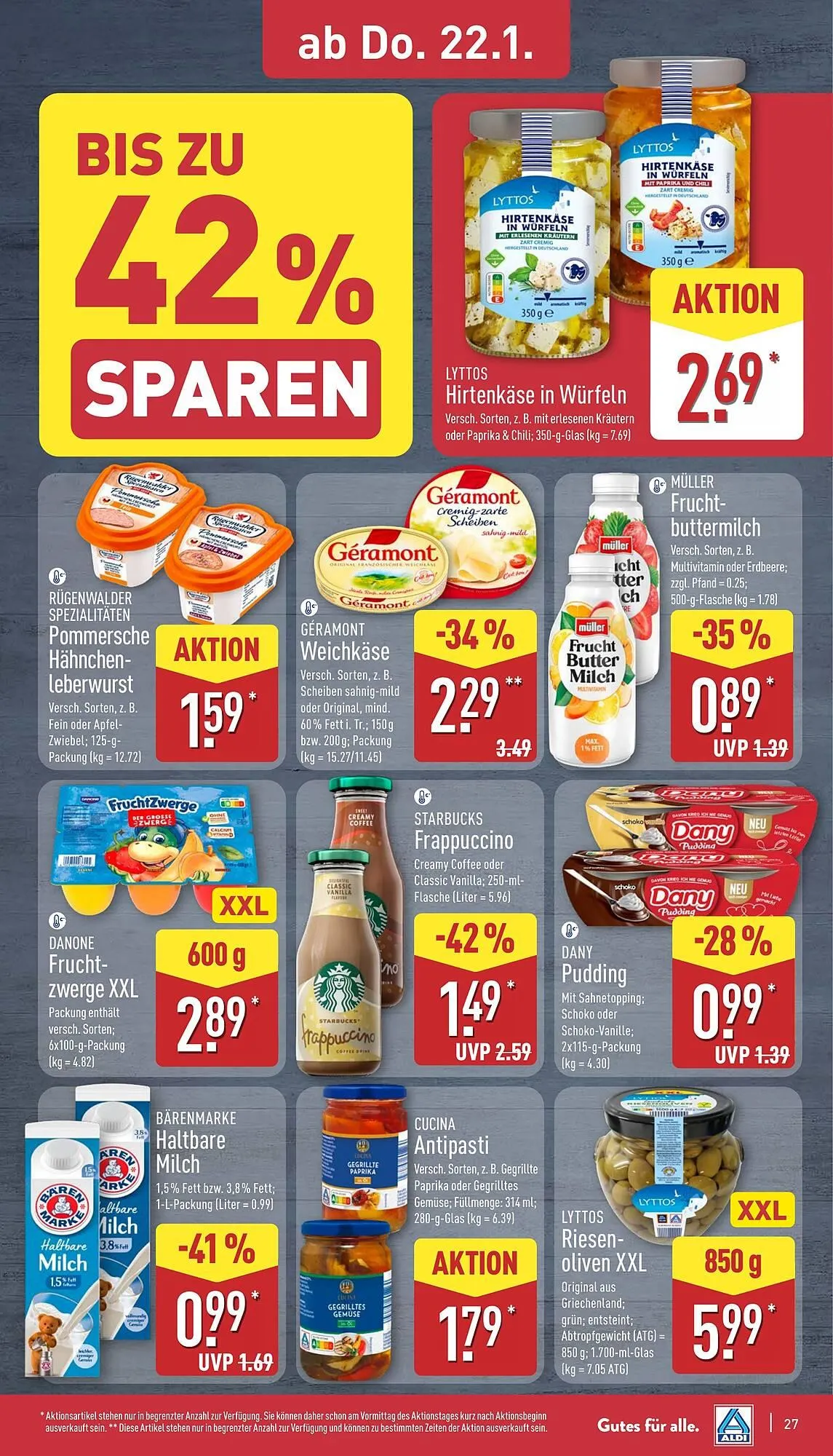 Aldi Nord Prospekt von 19. Januar bis 24. Januar 2026 - Prospekt seite 27