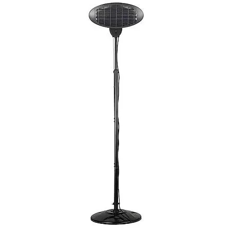 Tepro Stand Heizstrahler mit Quarz-Heizelement (schwarz)