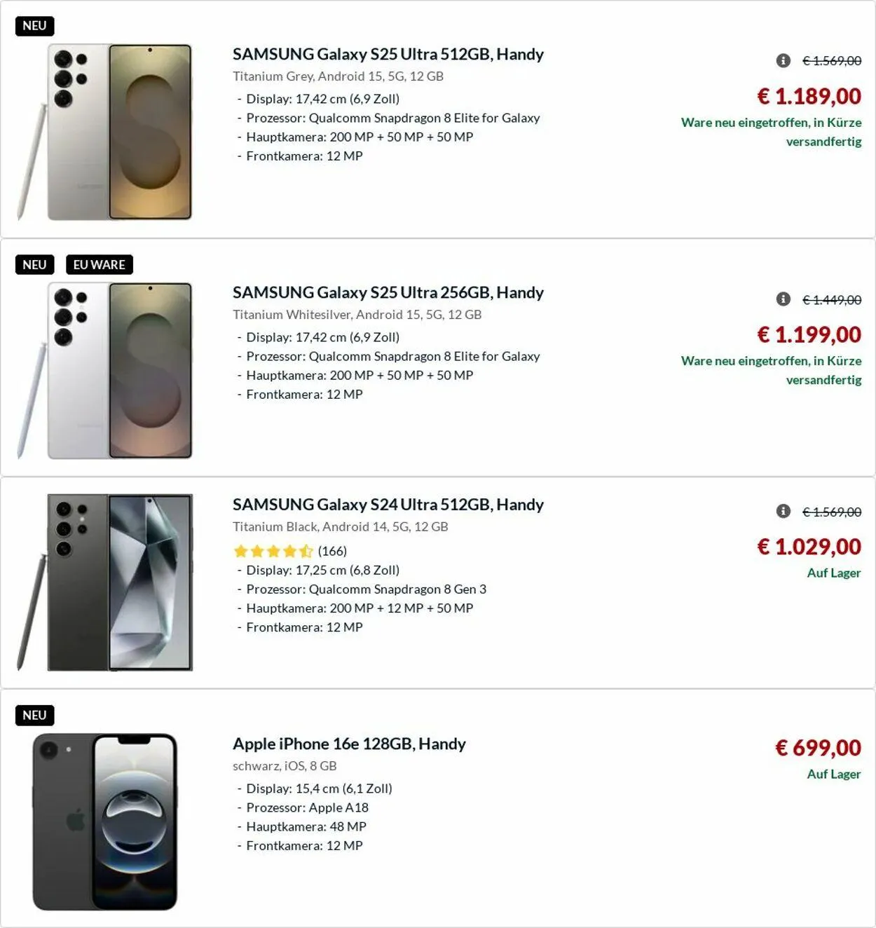 Alternate Aktueller Prospekt von 17. März bis 26. März 2025 - Prospekt seite 118