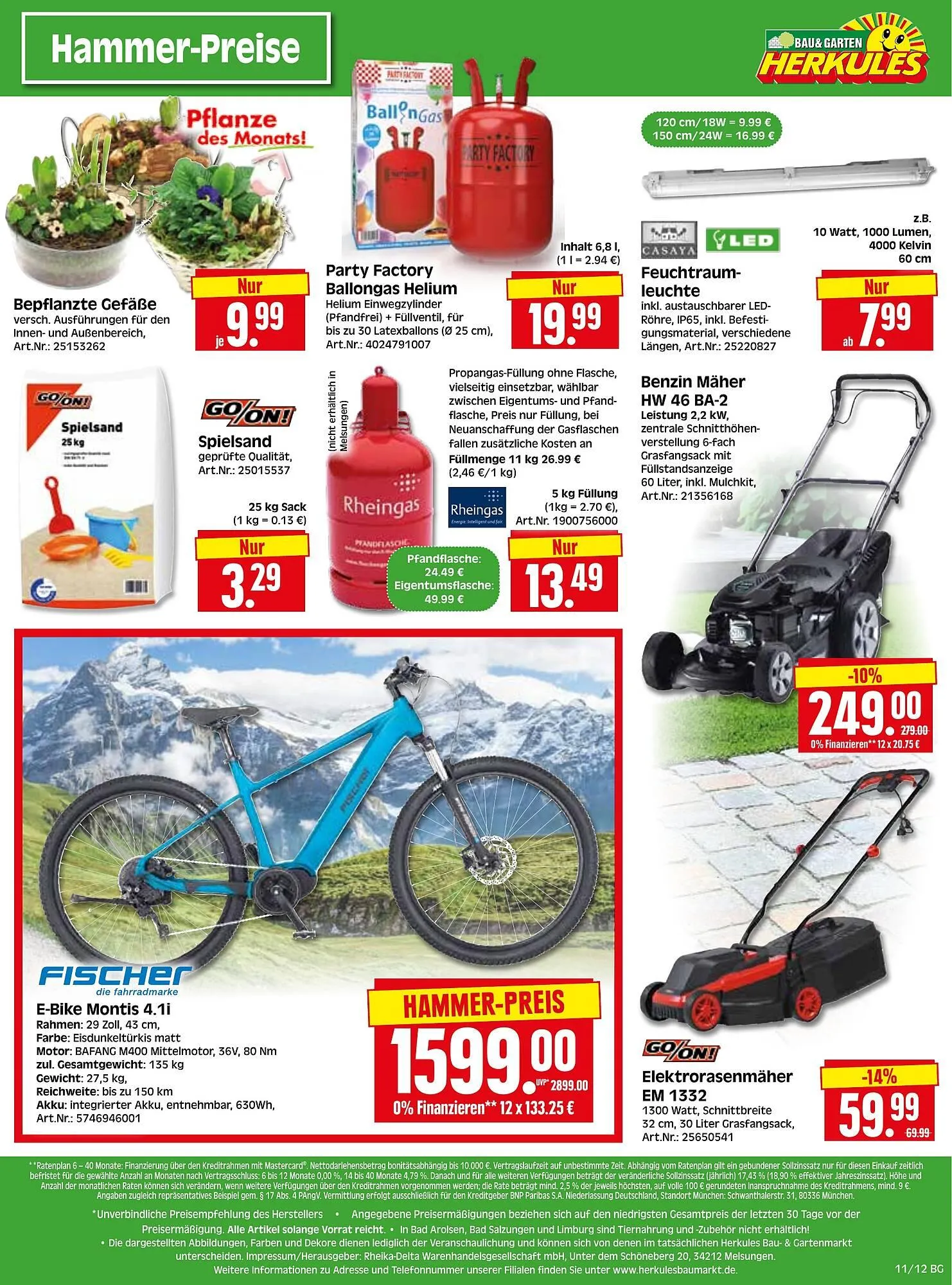 Herkules Baumarkt Prospekt von 10. März bis 15. März 2025 - Prospekt seite 12