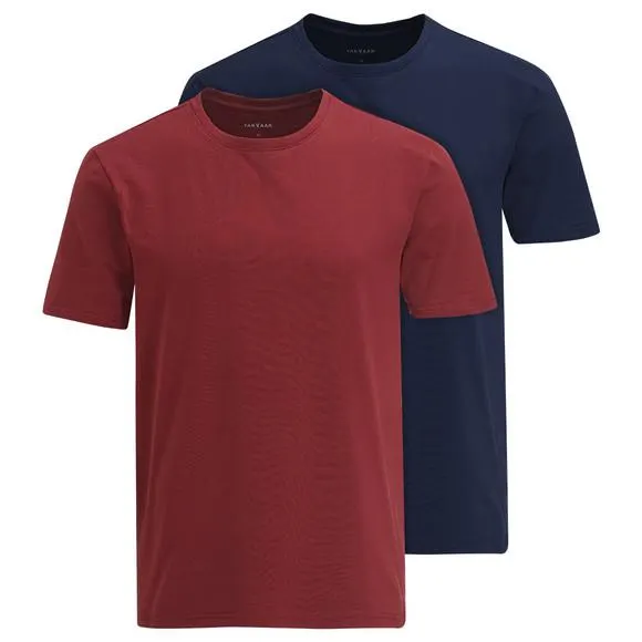 2 Herren T-Shirts mit Rundhalsausschnitt