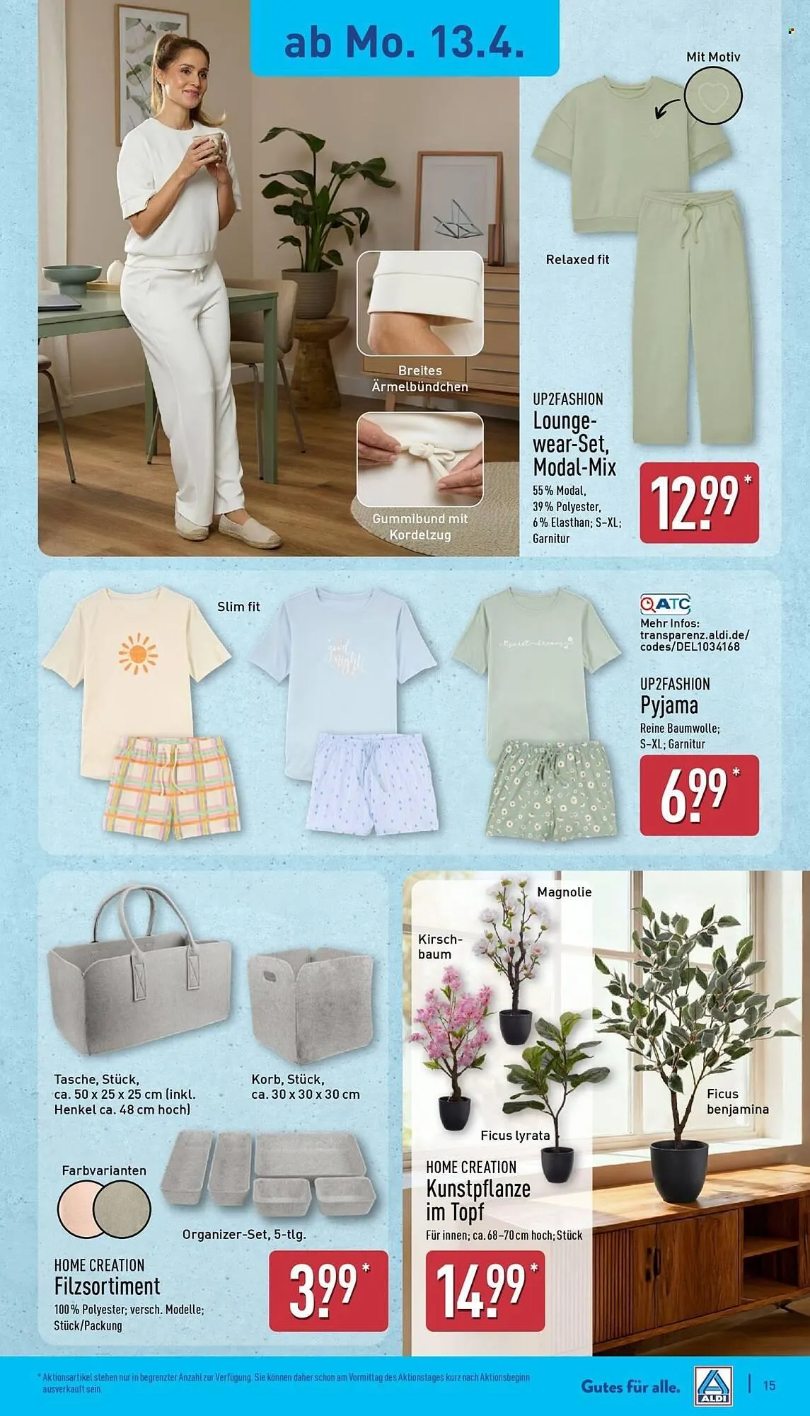 Aldi Nord Prospekt von 13. April bis 18. April 2026 - Prospekt seite 19