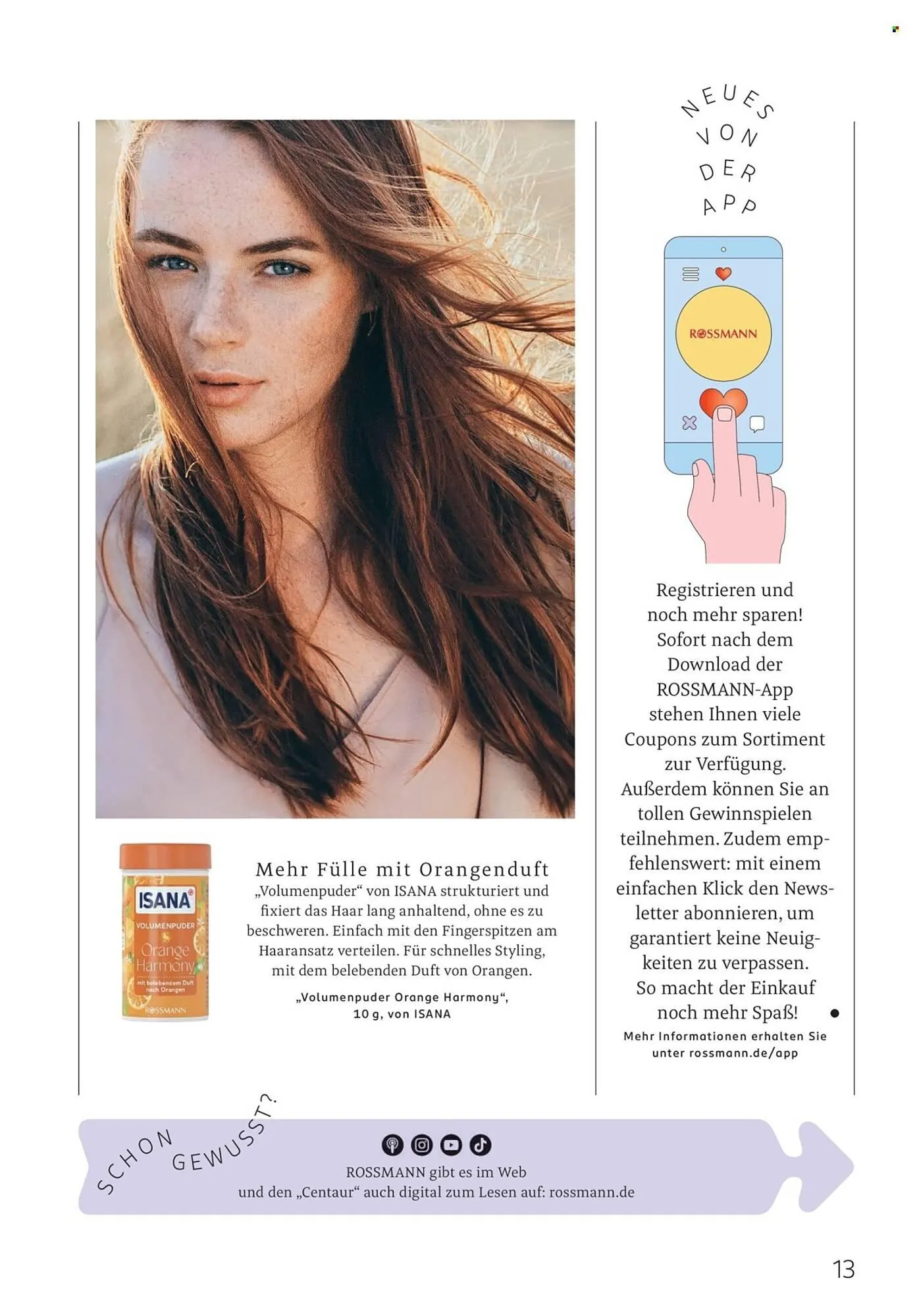 Rossmann Magazin von 1. Mai bis 31. Mai 2026 - Prospekt seite 13