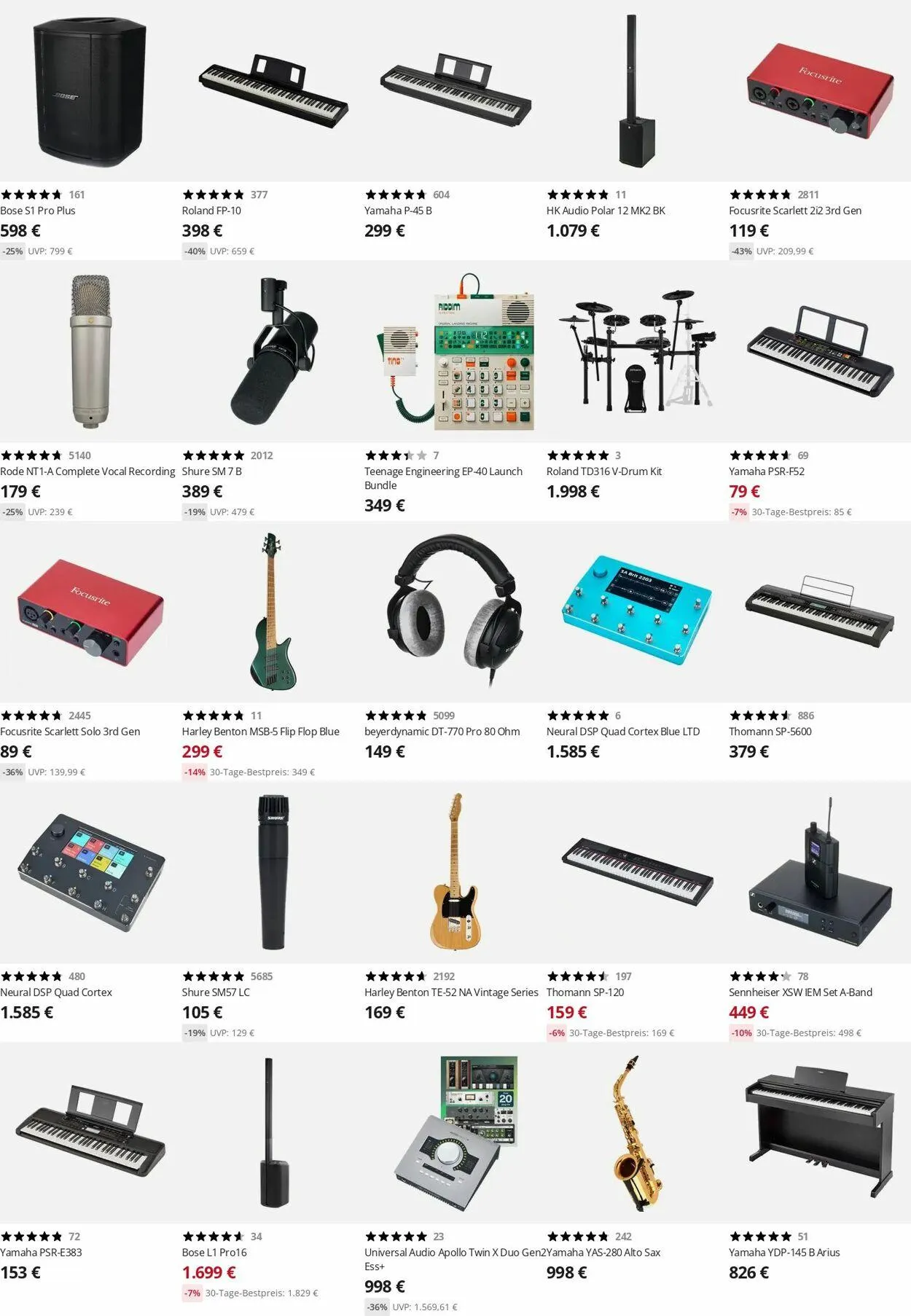 Thomann Aktueller Prospekt von 15. Dezember bis 24. Dezember 2025 - Prospekt seite 5