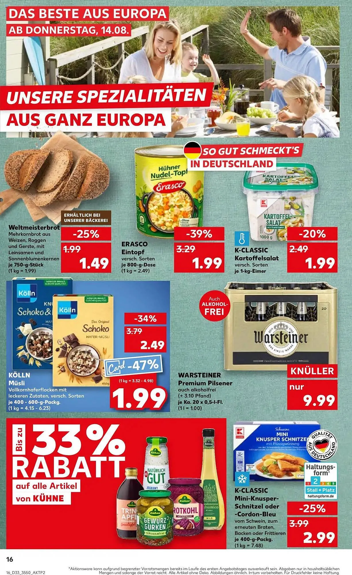 Kaufland Prospekt von 14. August bis 20. August 2025 - Prospekt seite 16