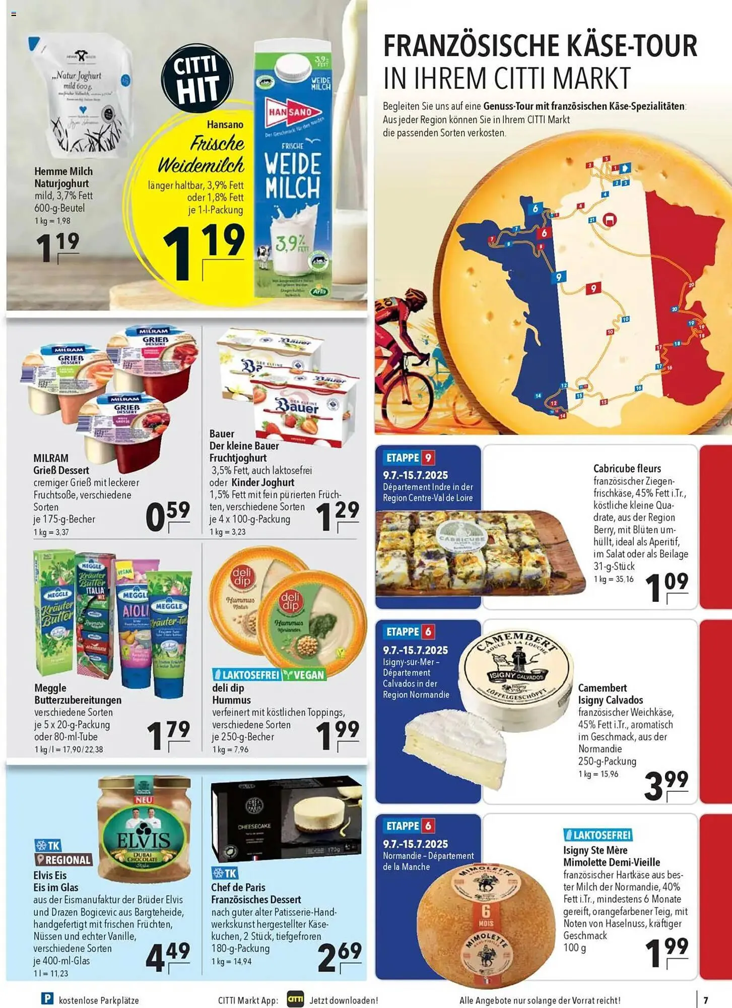 CITTI Markt Prospekt von 9. Juli bis 15. Juli 2025 - Prospekt seite 7