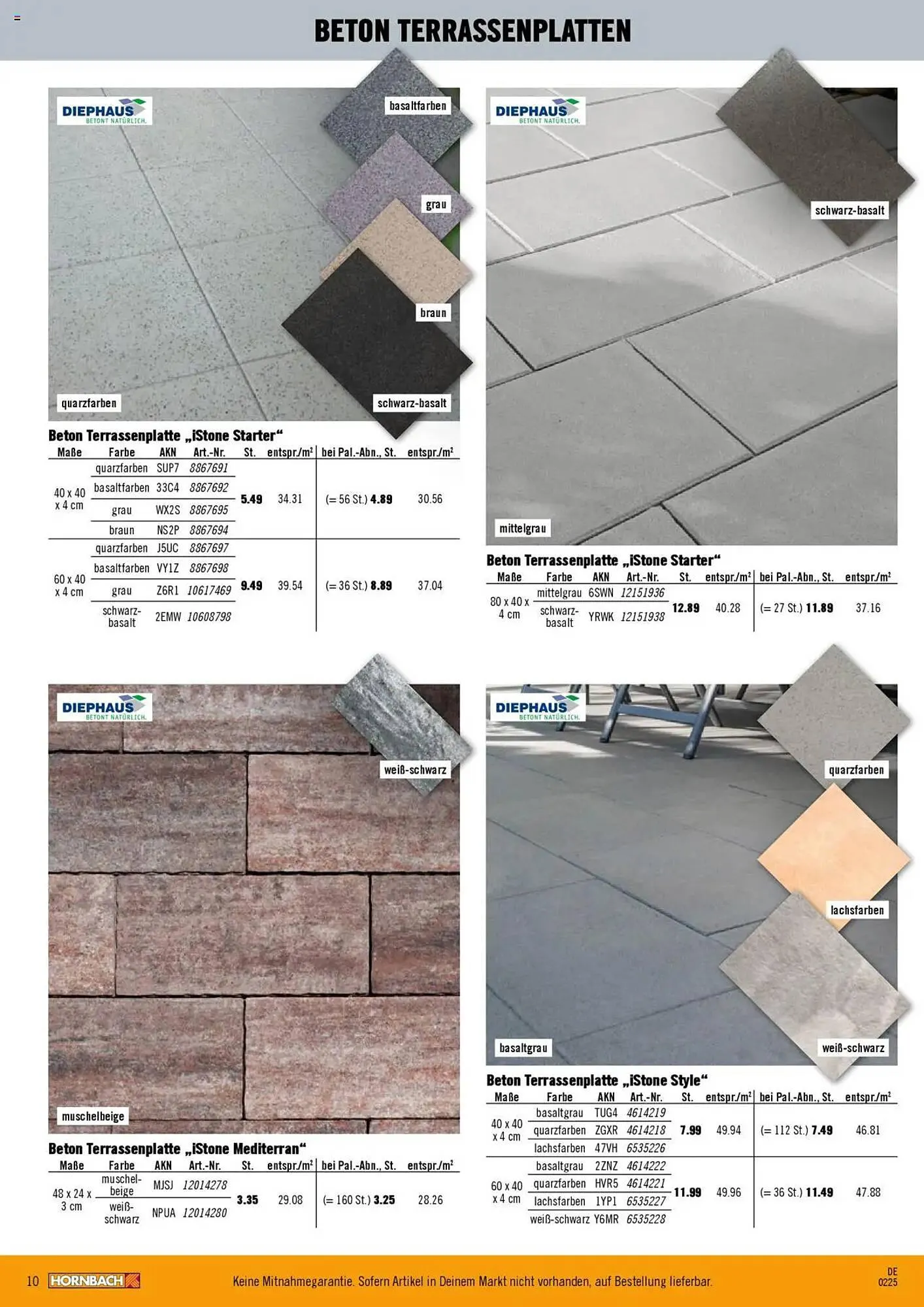 Hornbach Prospekt von 28. Februar bis 29. März 2025 - Prospekt seite 10