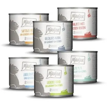 MjAMjAM Nassfutter Katze Adult 6x200 g Mixpaket 3
