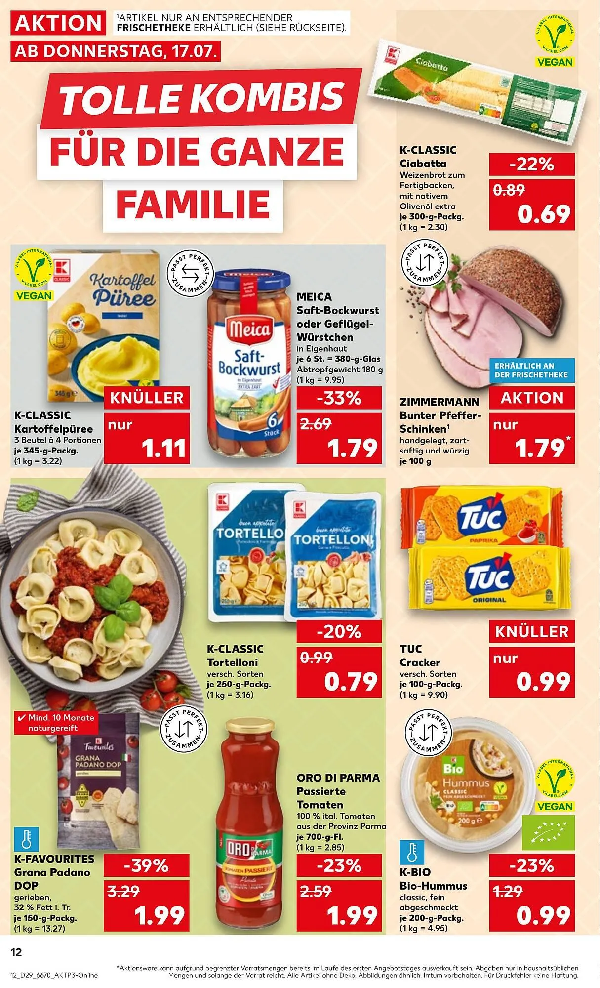 Kaufland Prospekt von 17. Juli bis 23. Juli 2025 - Prospekt seite 12